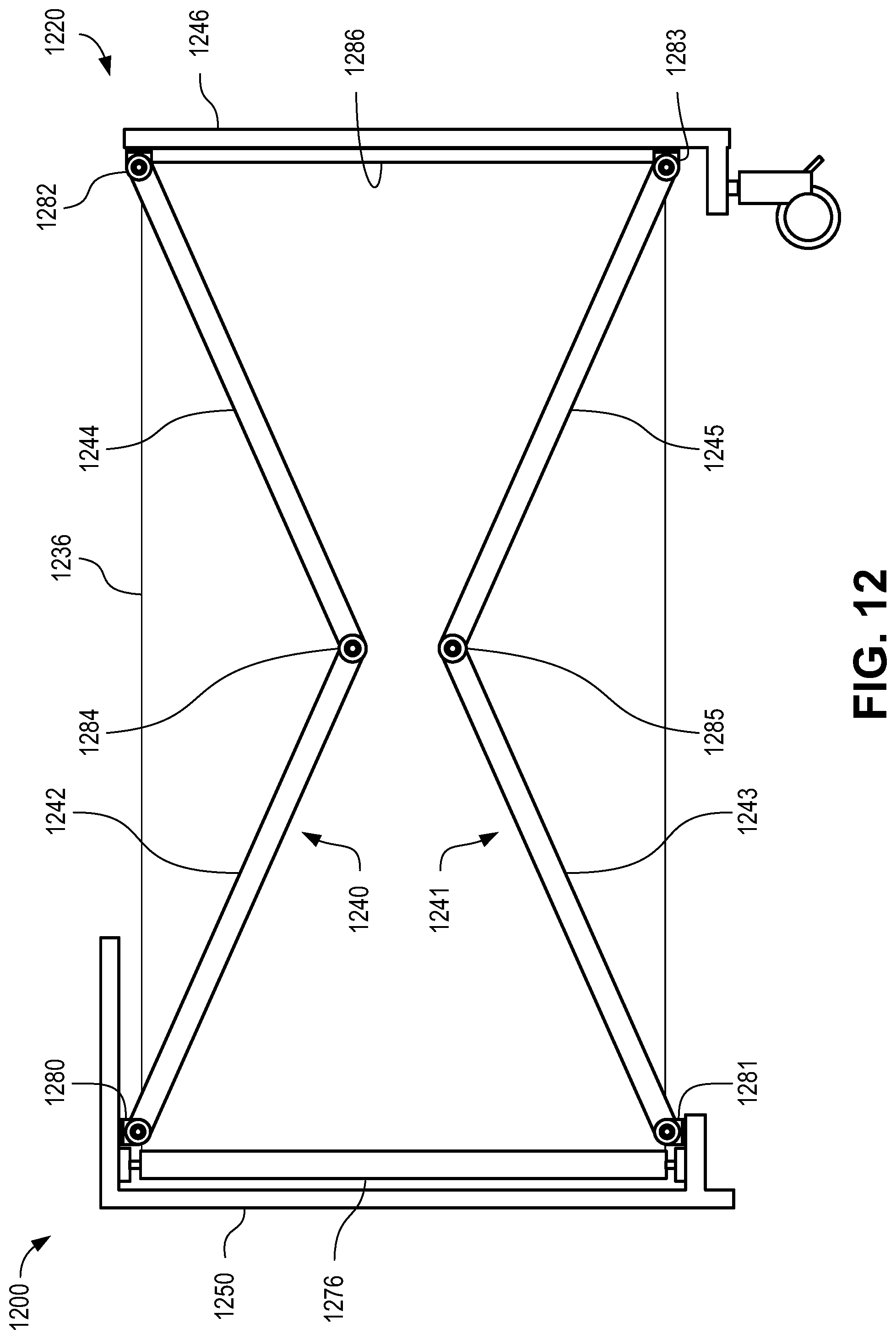 Patent US11771223 Figure 11 – Deployable screen system