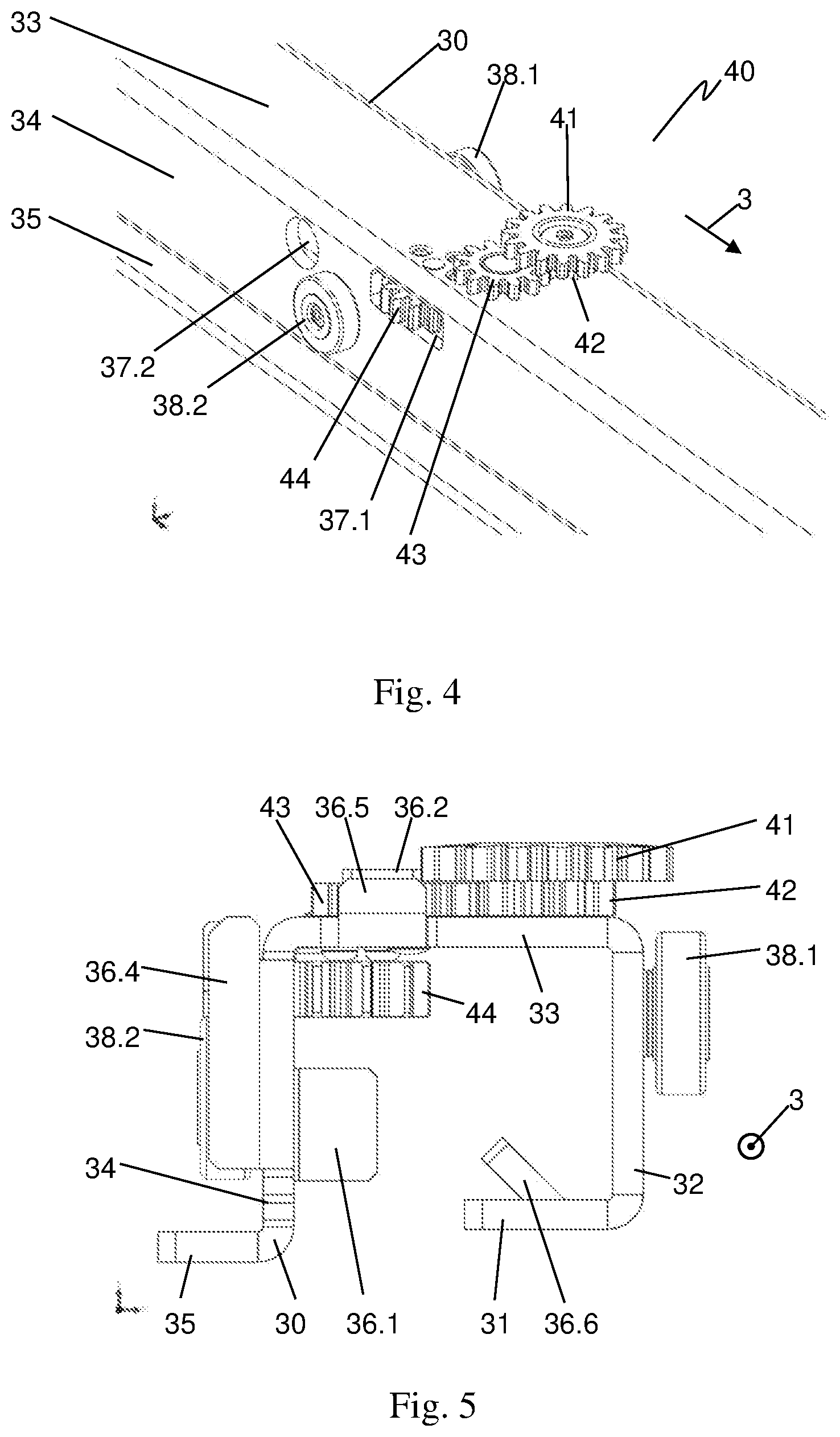Patent US11771224 Figure 3 – Drawer extraction guide