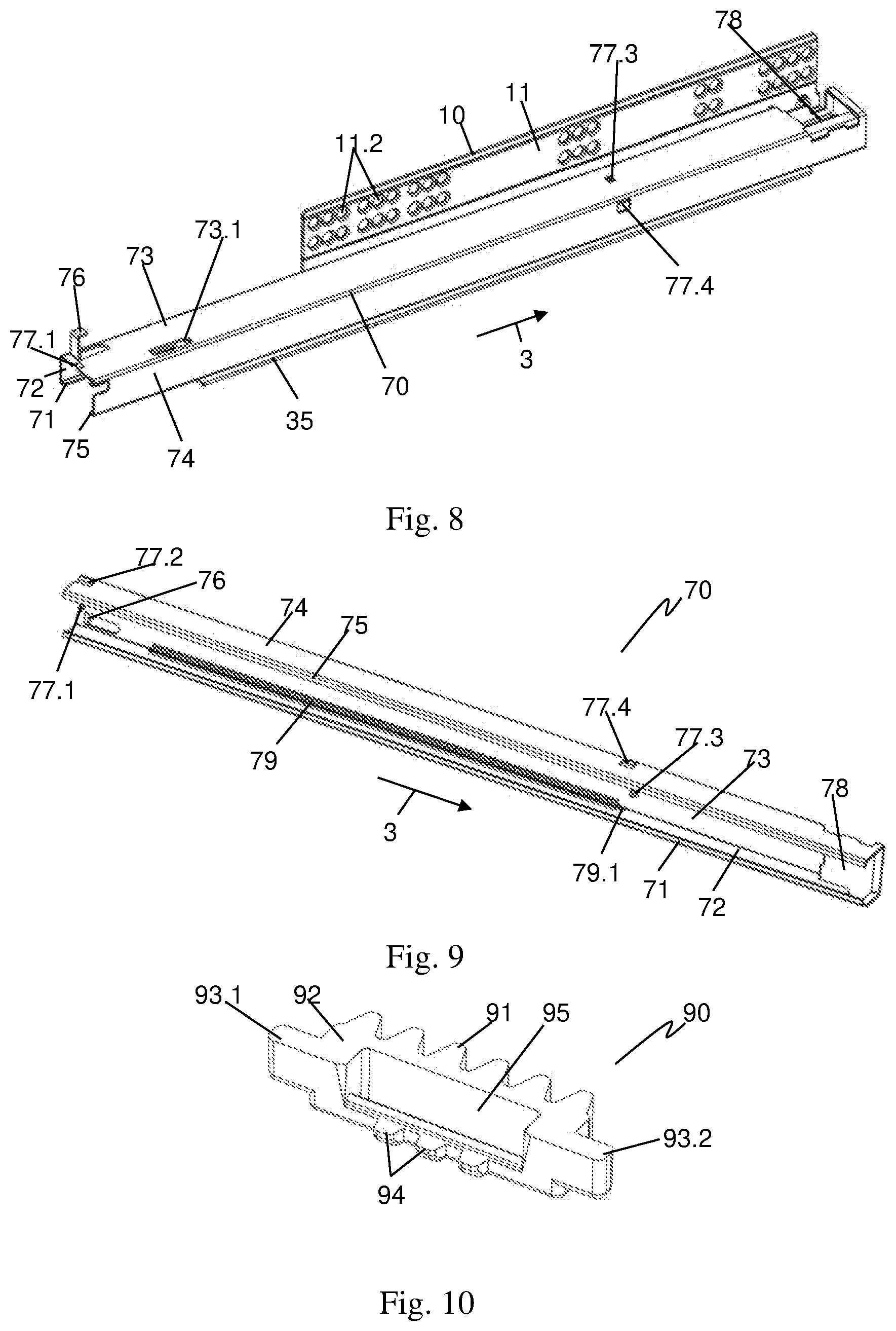 Patent US11771224 Figure 5 – Drawer extraction guide