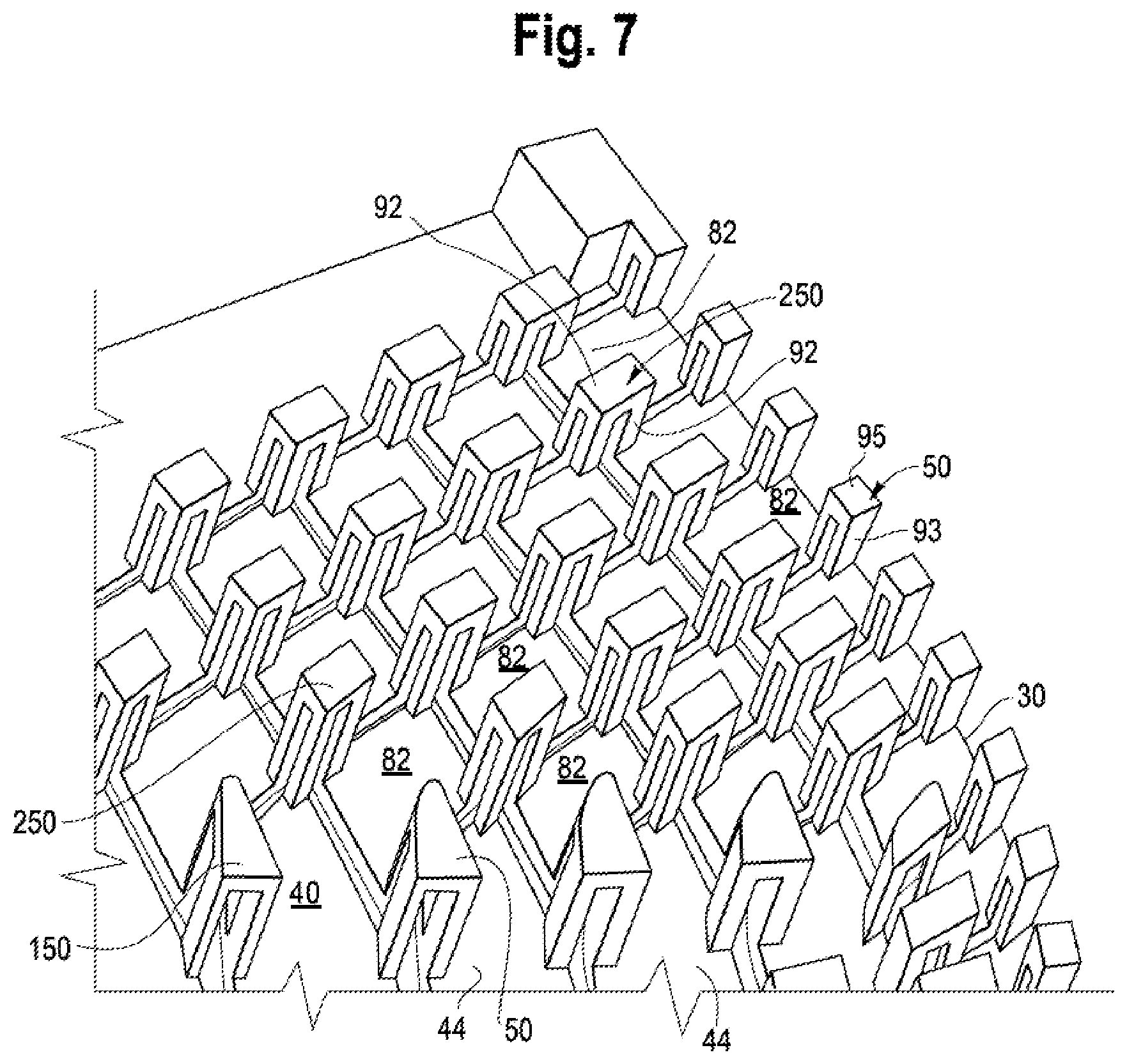 Patent US11771227 Figure 5 – Compliant seating structure
