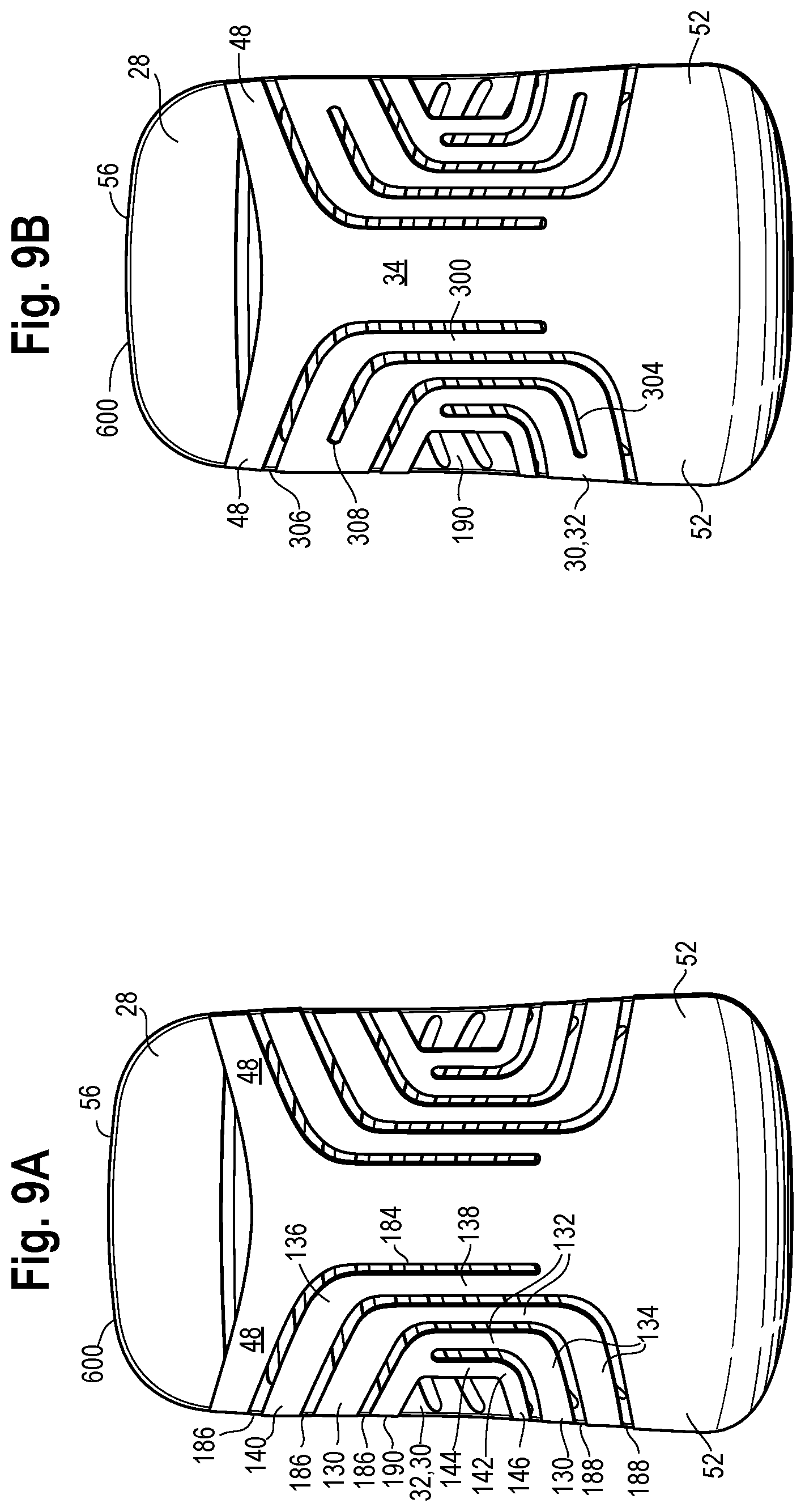 Patent US11771227 Figure 7 – Compliant seating structure
