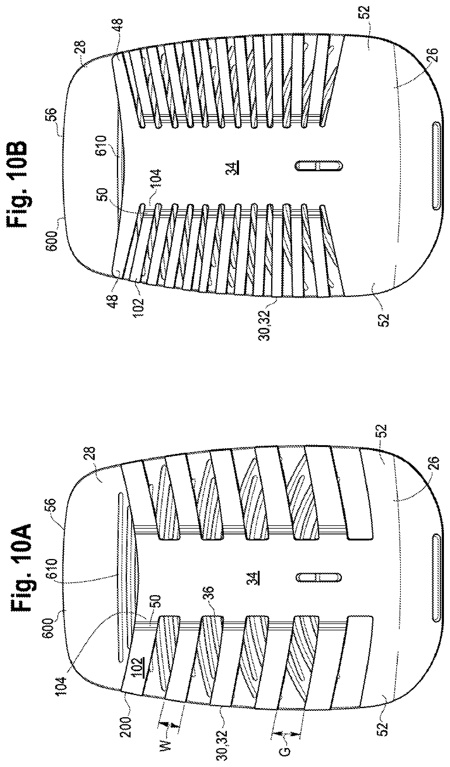 Patent US11771227 Figure 8 – Compliant seating structure