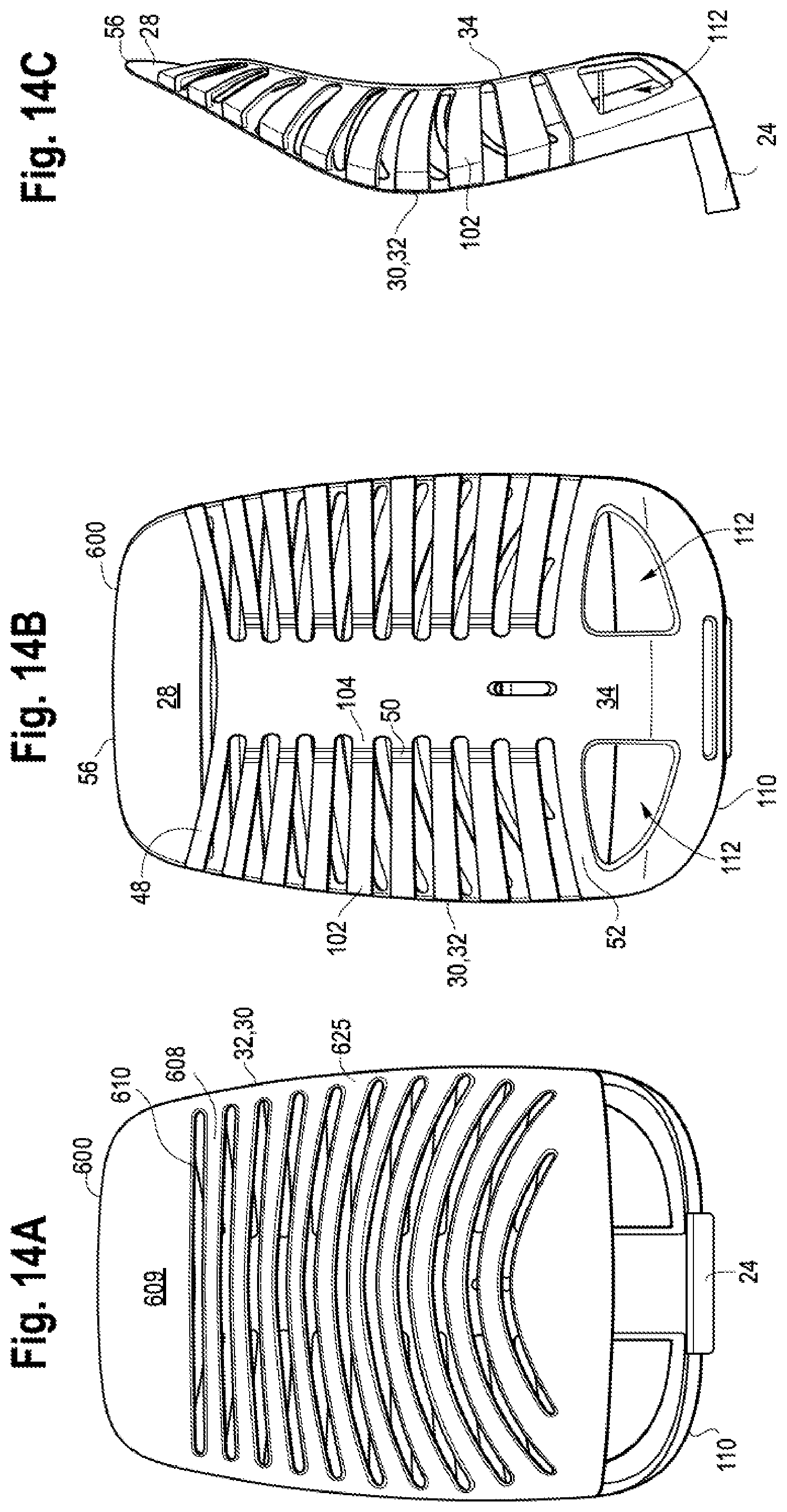 Patent US11771227 Figure 12 – Compliant seating structure