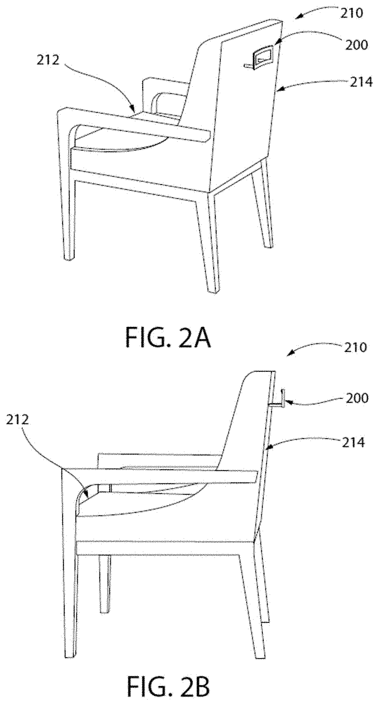Patent US11771228 Figure 3 – Universal back of chair hanger