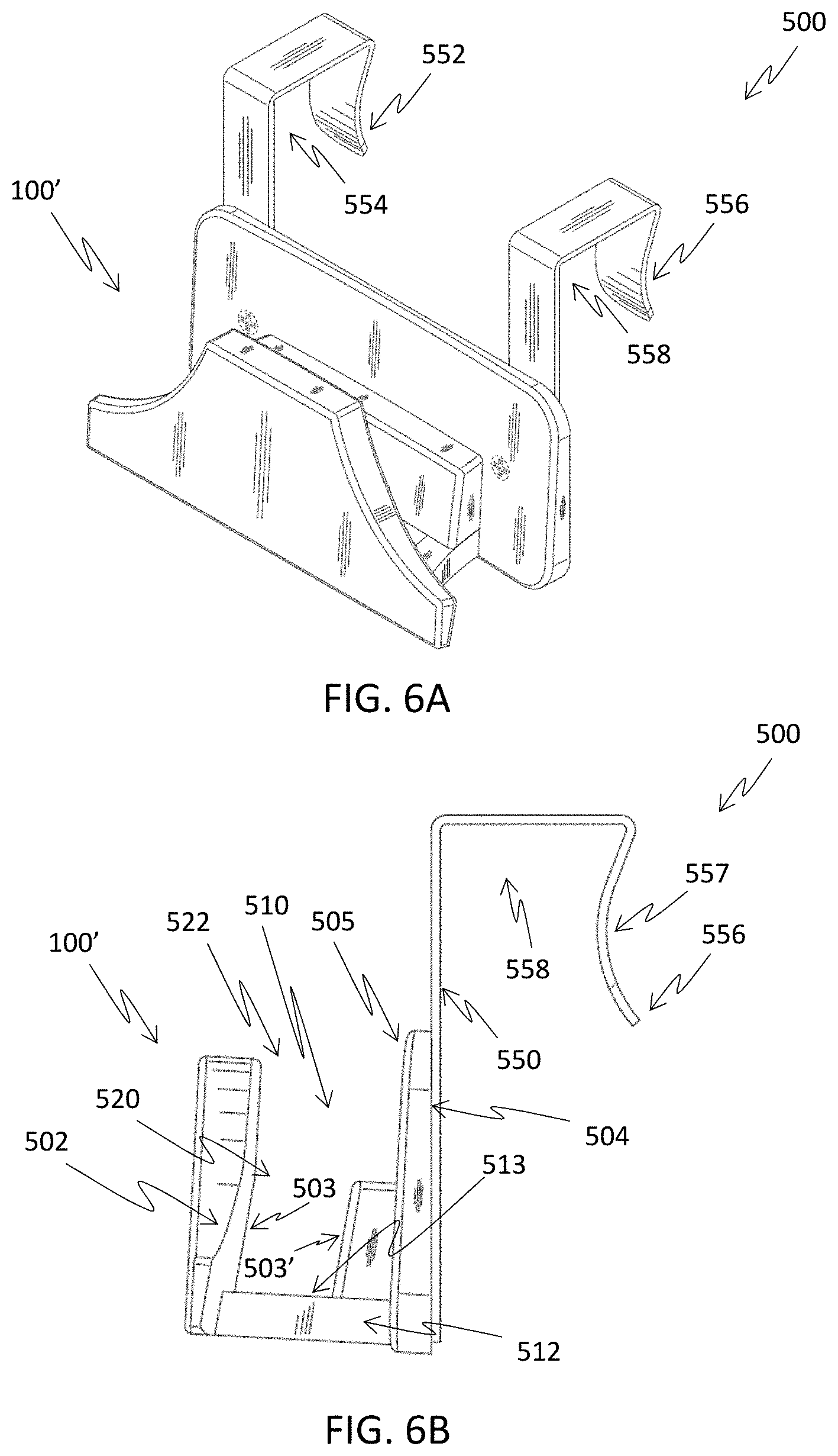 Patent US11771228 Figure 7 – Universal back of chair hanger