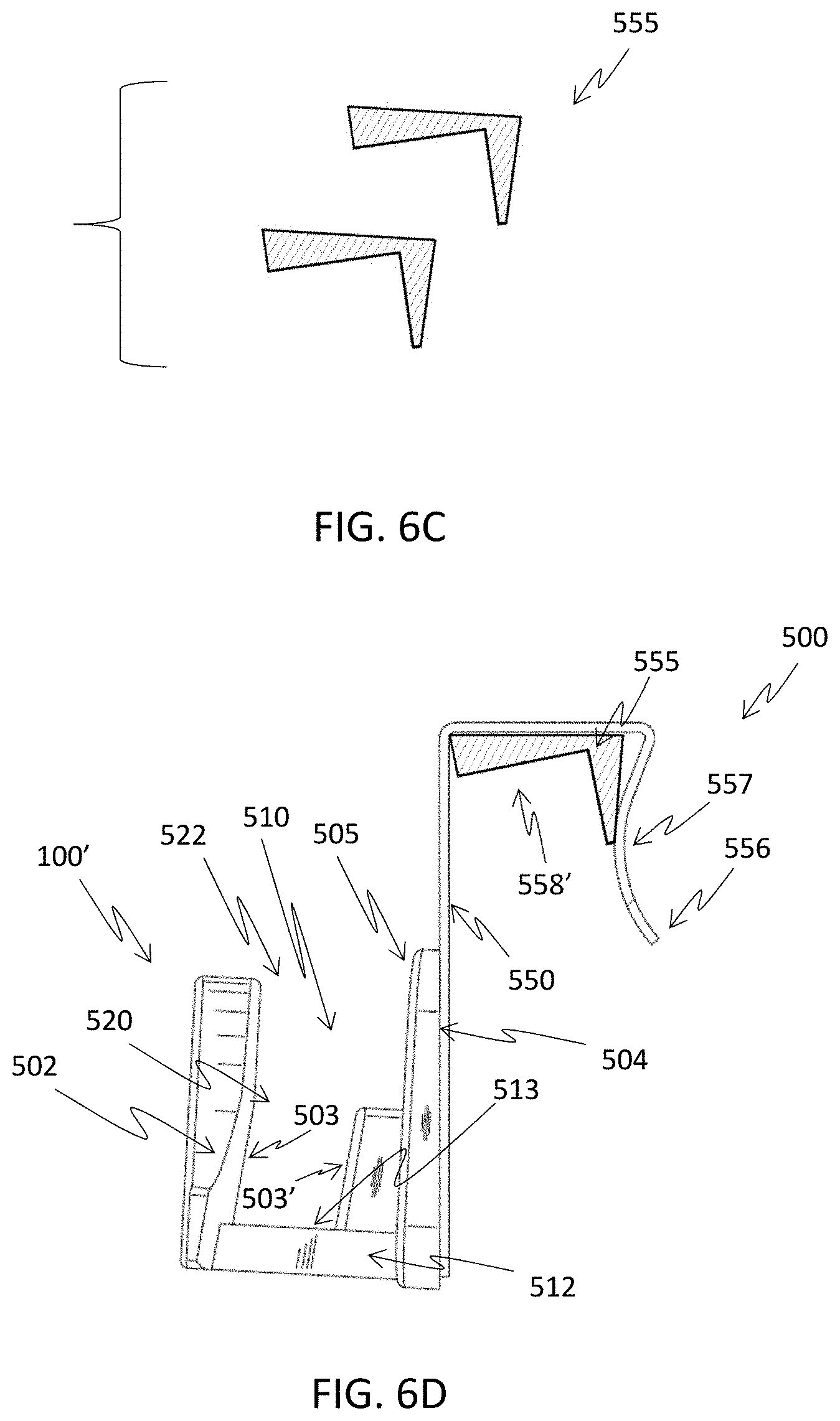 Patent US11771228 Figure 8 – Universal back of chair hanger