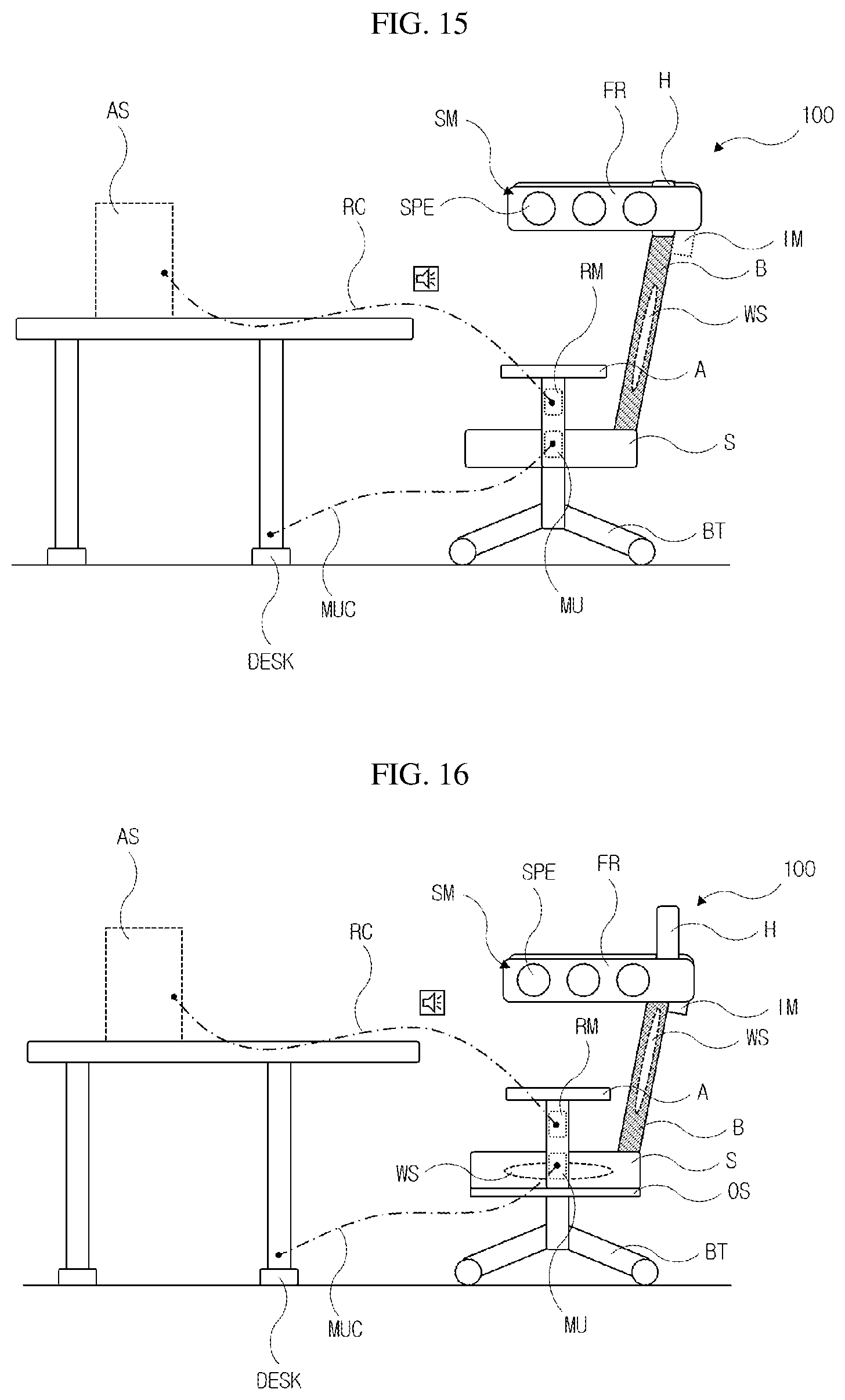 Patent US11771229 Figure 7 – Movable chair provided with cable protecting means
