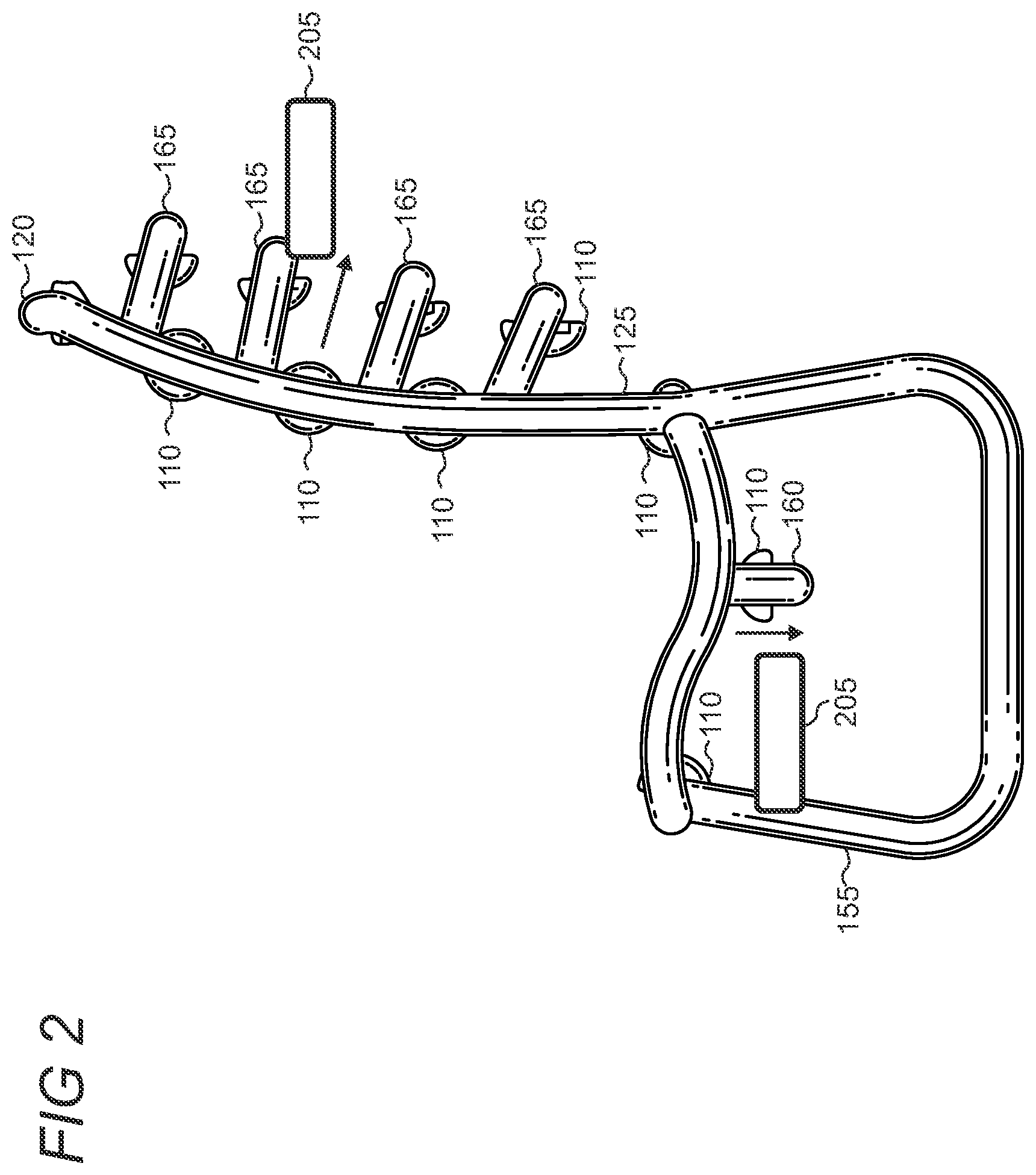 Patent US11771230 Figure 2 – Ergonomic massage chair