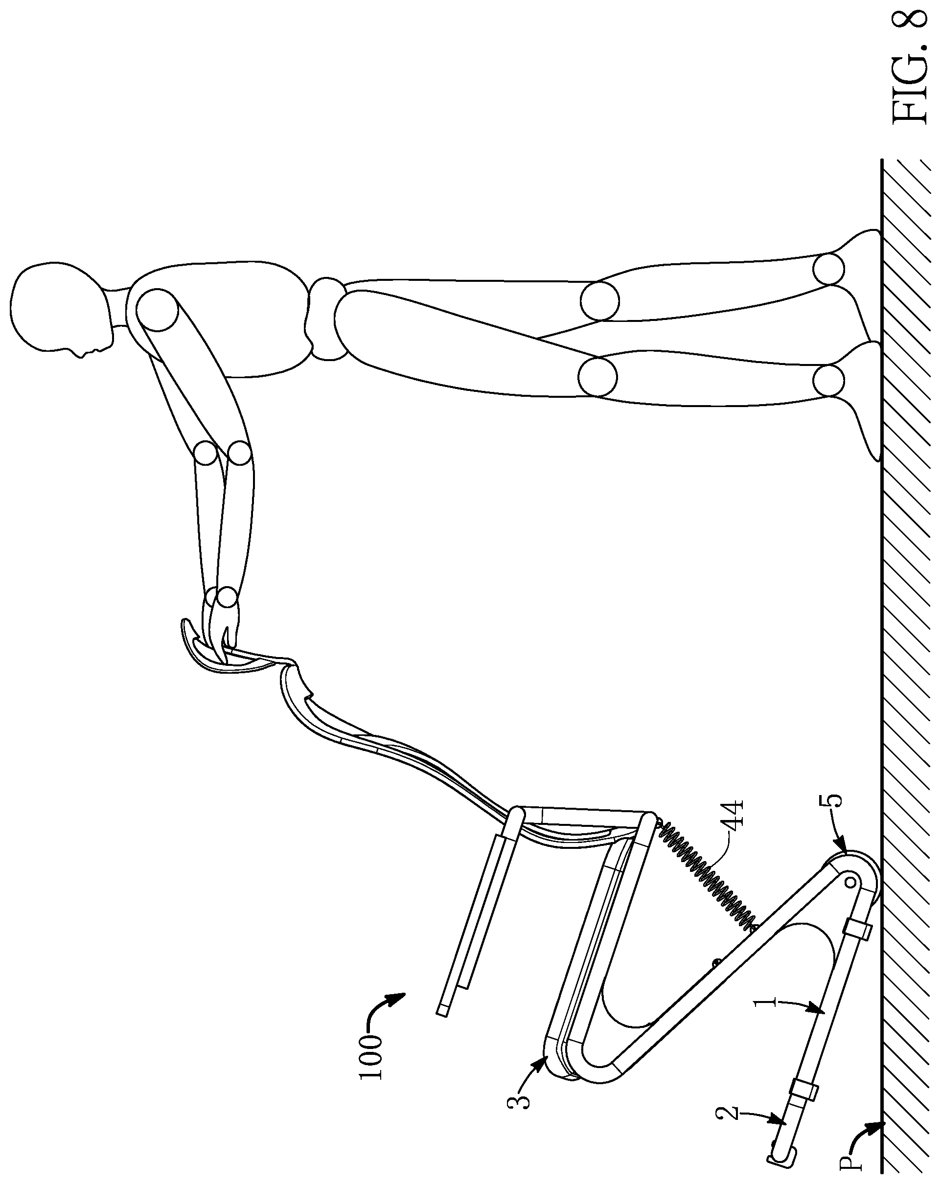 Patent US11771231 Figure 8 – Multifunctional chair