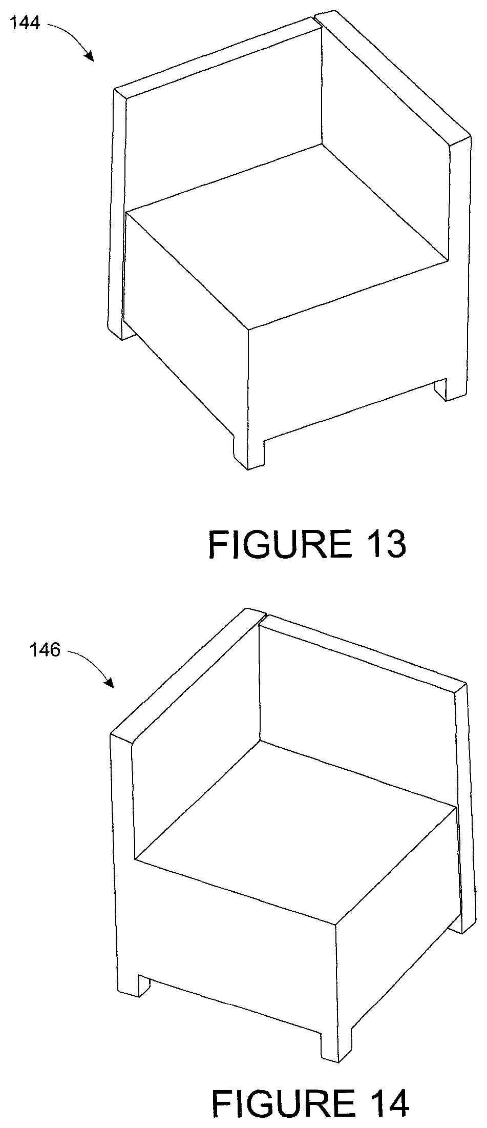 Patent US11771232 Figure 11 – Modular furniture with tool free assembly