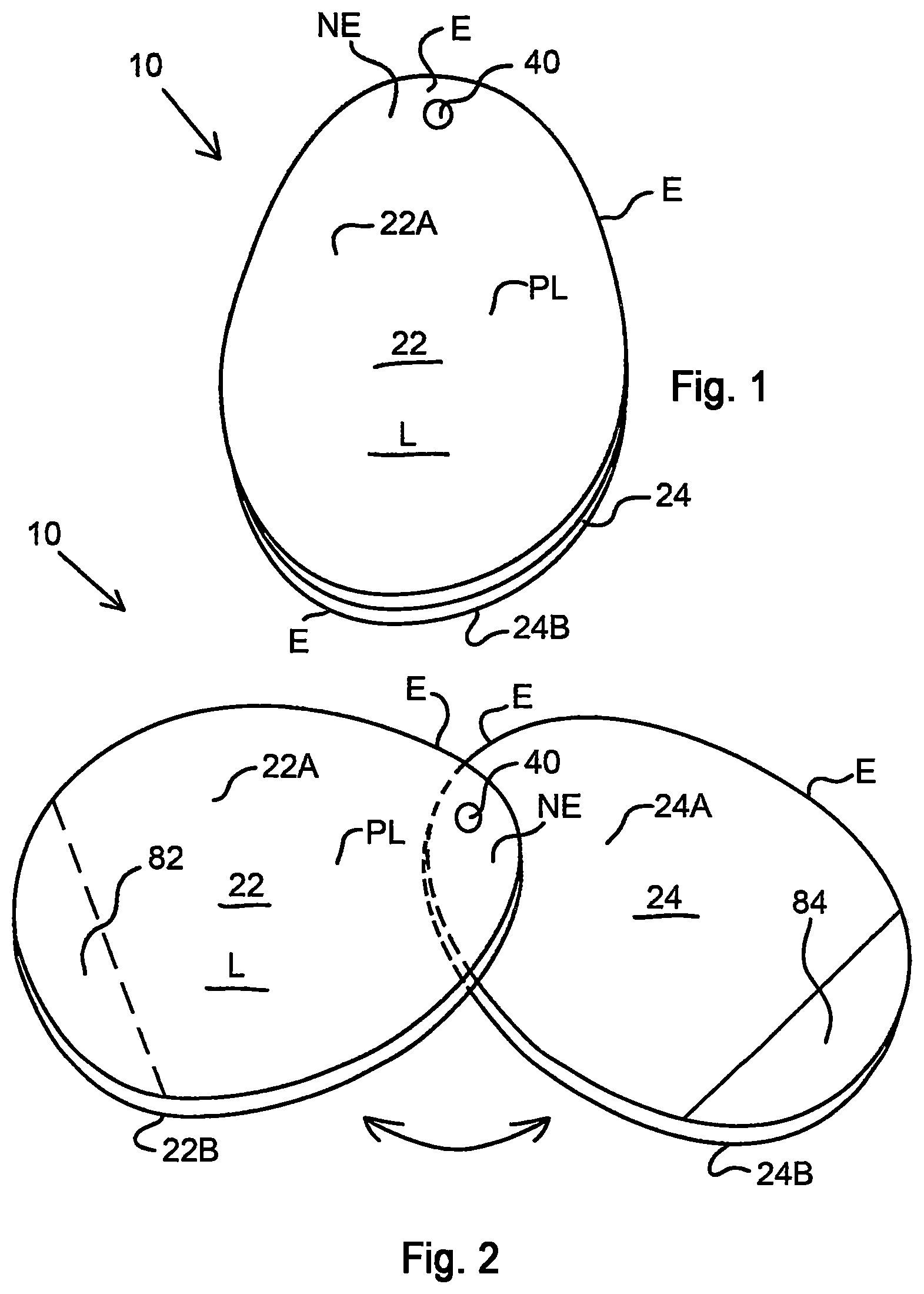 Patent US11771233 Figure 1 – Pivotably deployable knee-cushion assembly for home indoor and outdoor usage