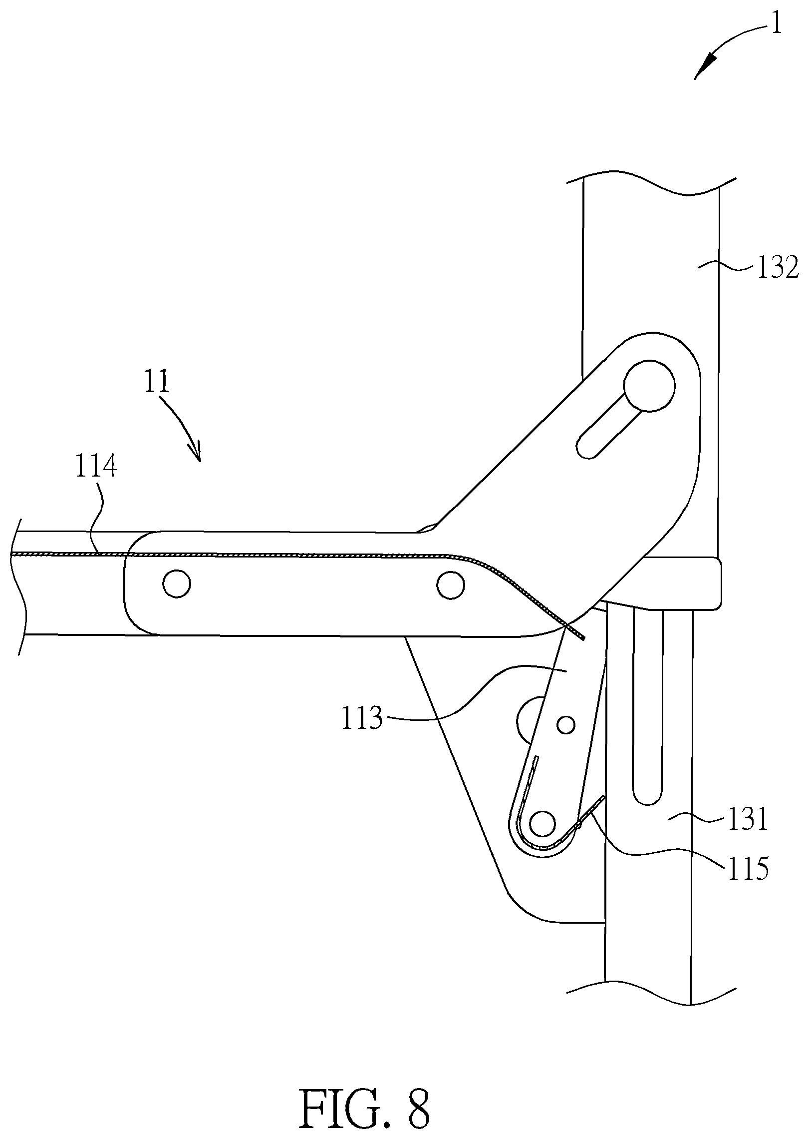 Patent US11771237 Figure 8 – Foldable play yard