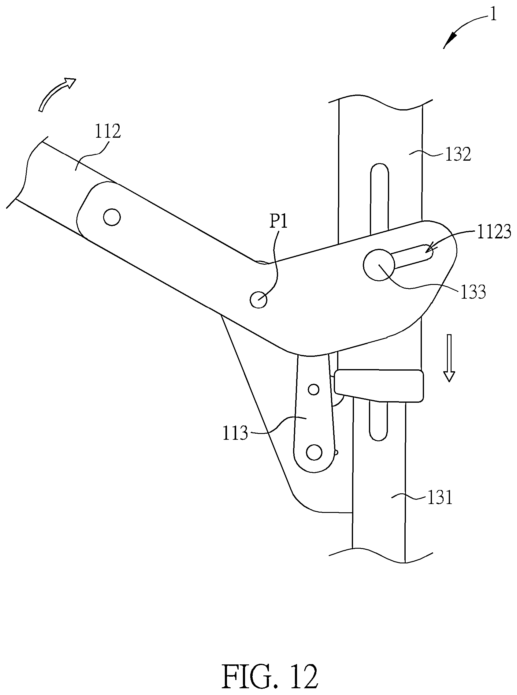 Patent US11771237 Figure 12 – Foldable play yard