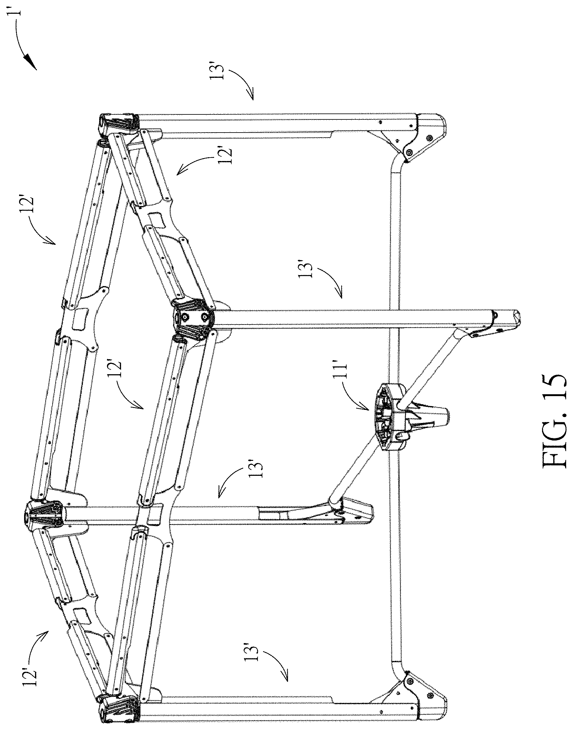 Patent US11771237 Figure 15 – Foldable play yard