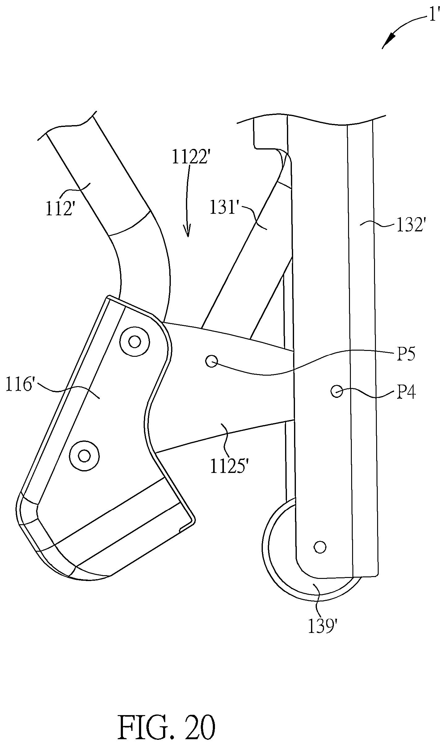 Patent US11771237 Figure 20 – Foldable play yard