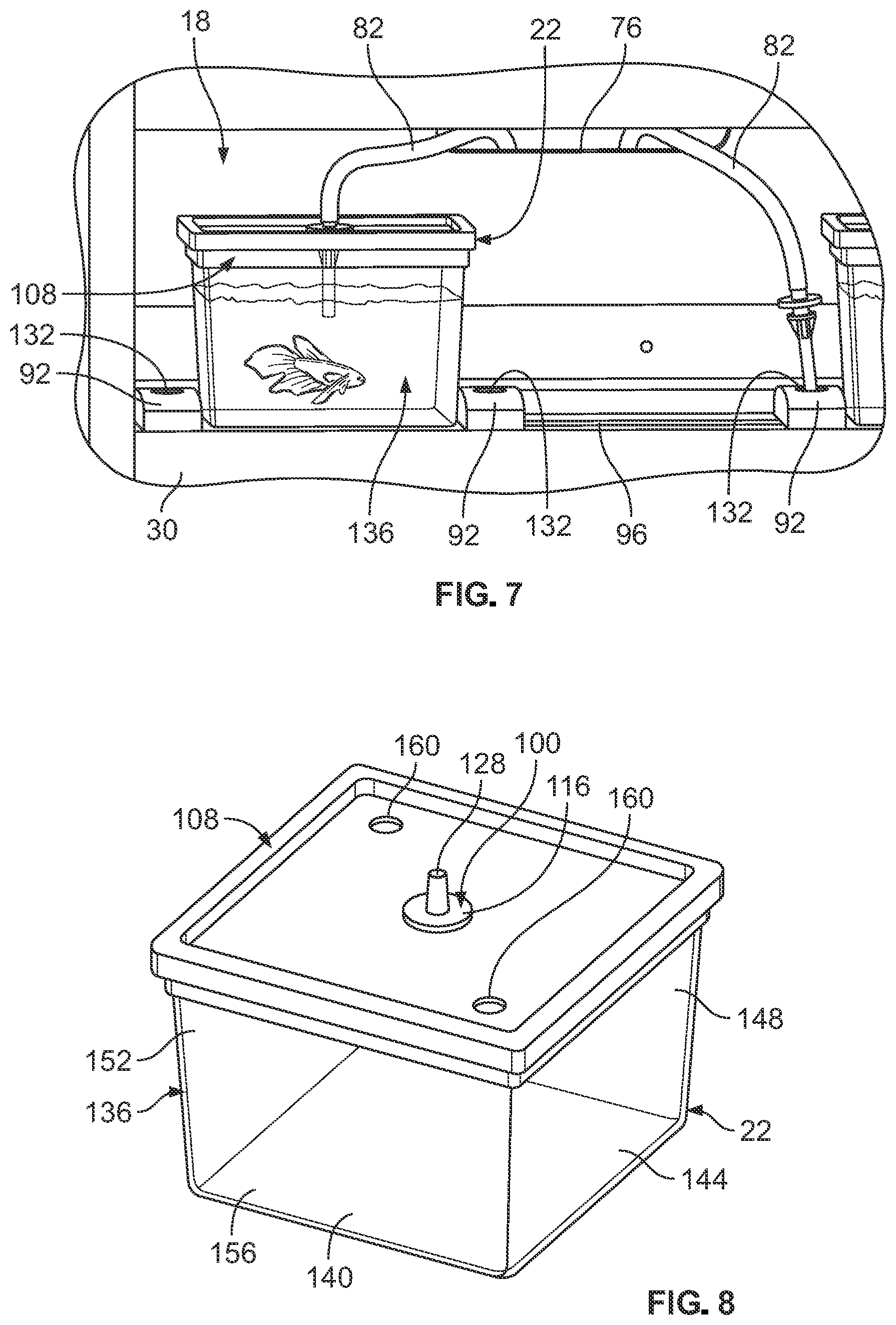 Patent US11771240 Figure 5 – Containment system for the display of animals