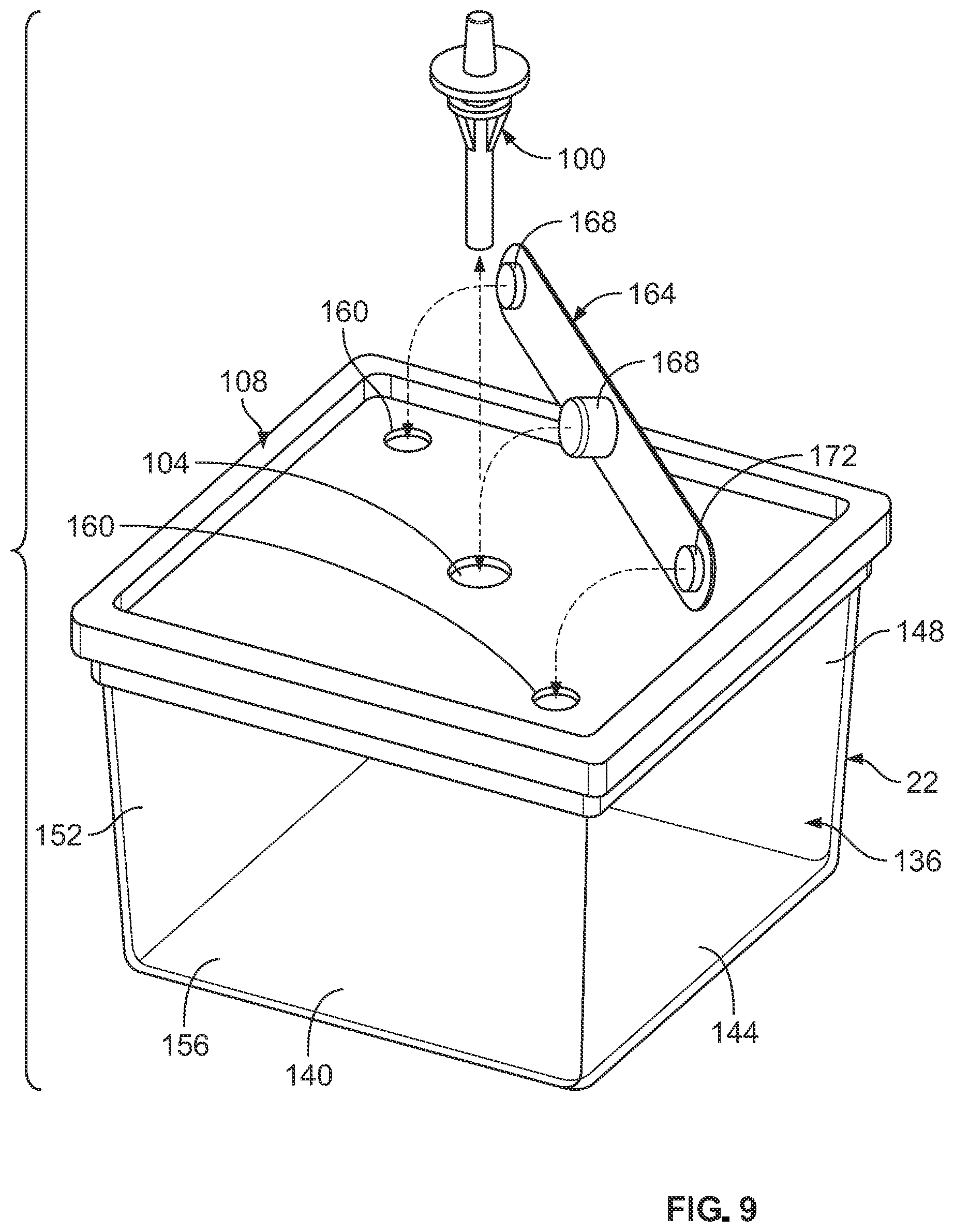 Patent US11771240 Figure 6 – Containment system for the display of animals