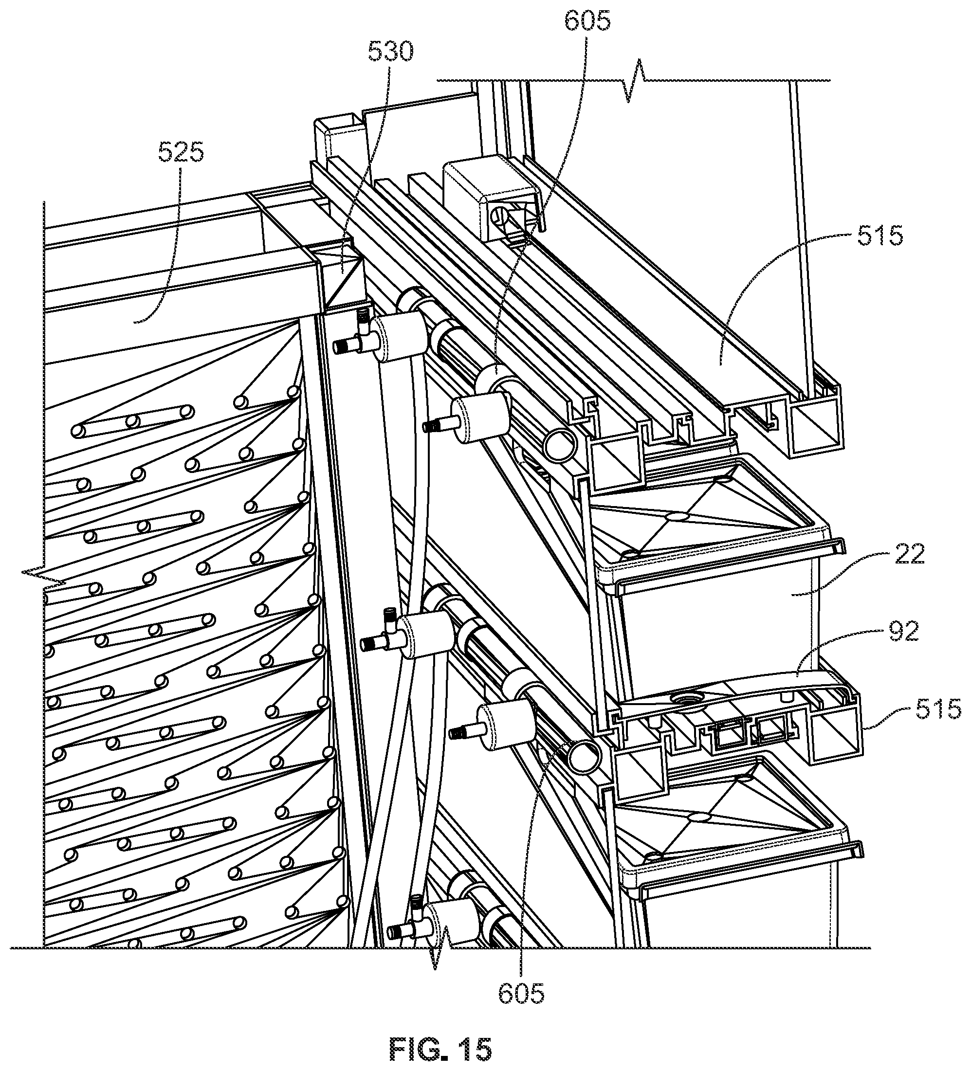 Patent US11771240 Figure 11 – Containment system for the display of animals