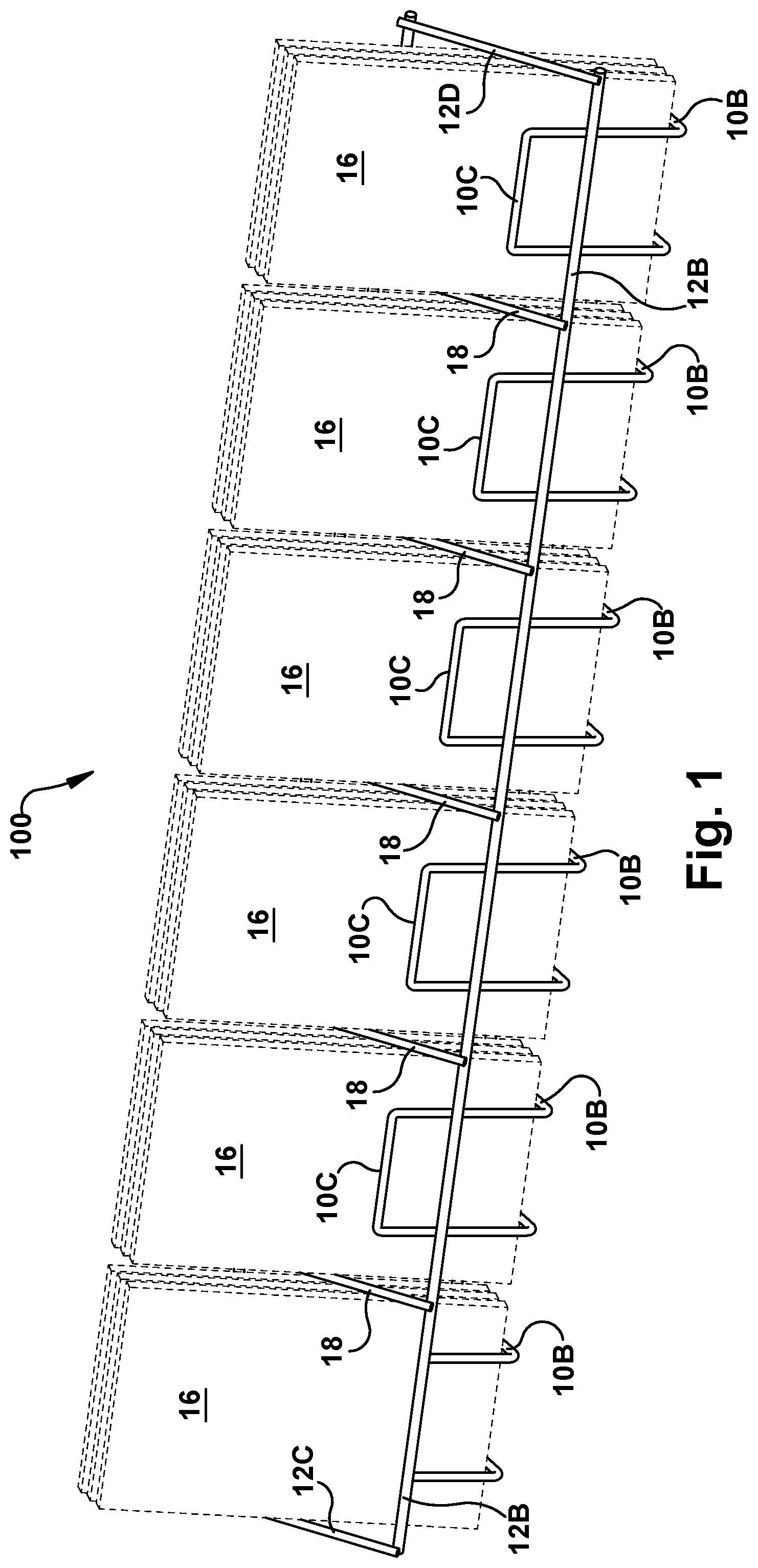 Patent US11771242 Figure 1 – Cash wrap greeting card display