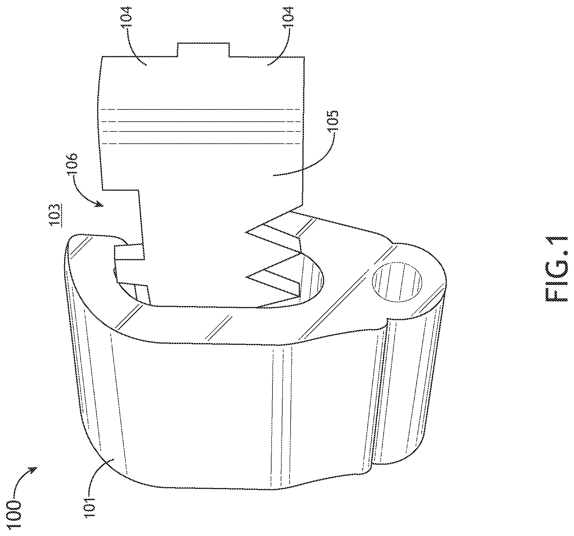 Patent US11771244 Figure 1 – System for suspending articles from a surface