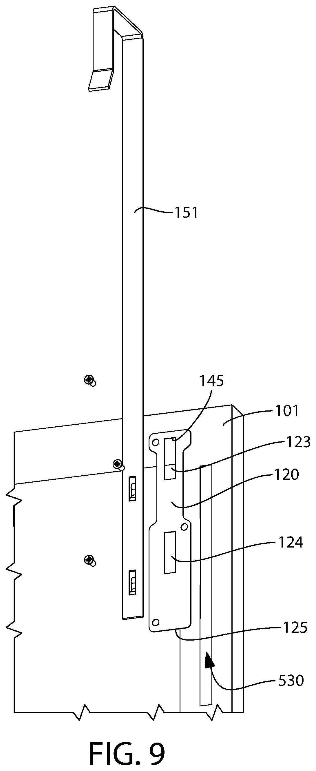 Patent US11771245 Figure 9 – Hanging apparatus