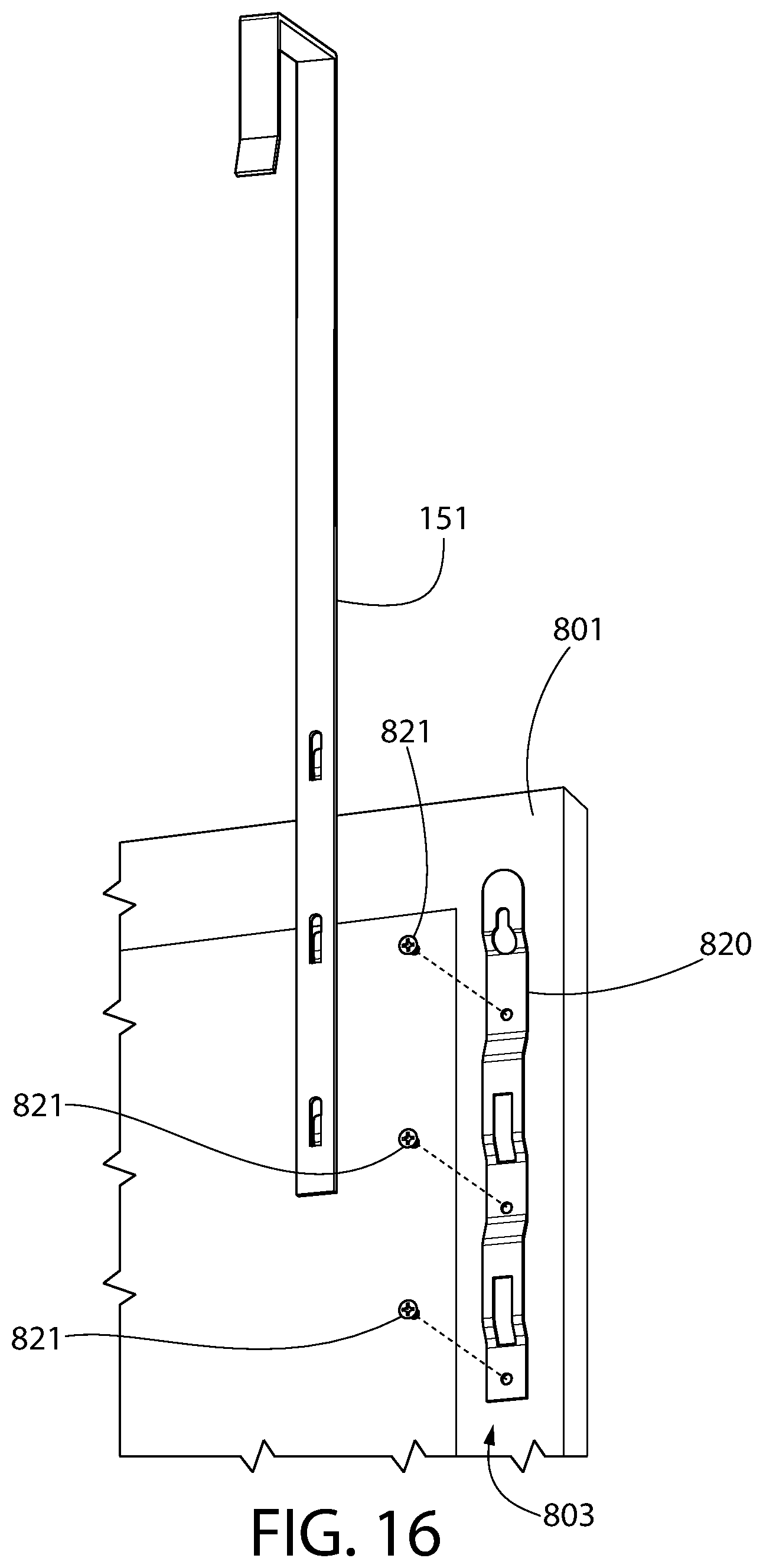 Patent US11771245 Figure 16 – Hanging apparatus