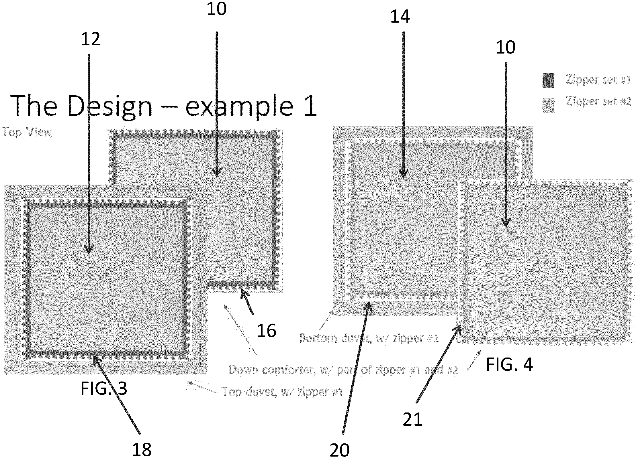 Patent US11771247 Figure 2 – Duvet and duvet cover