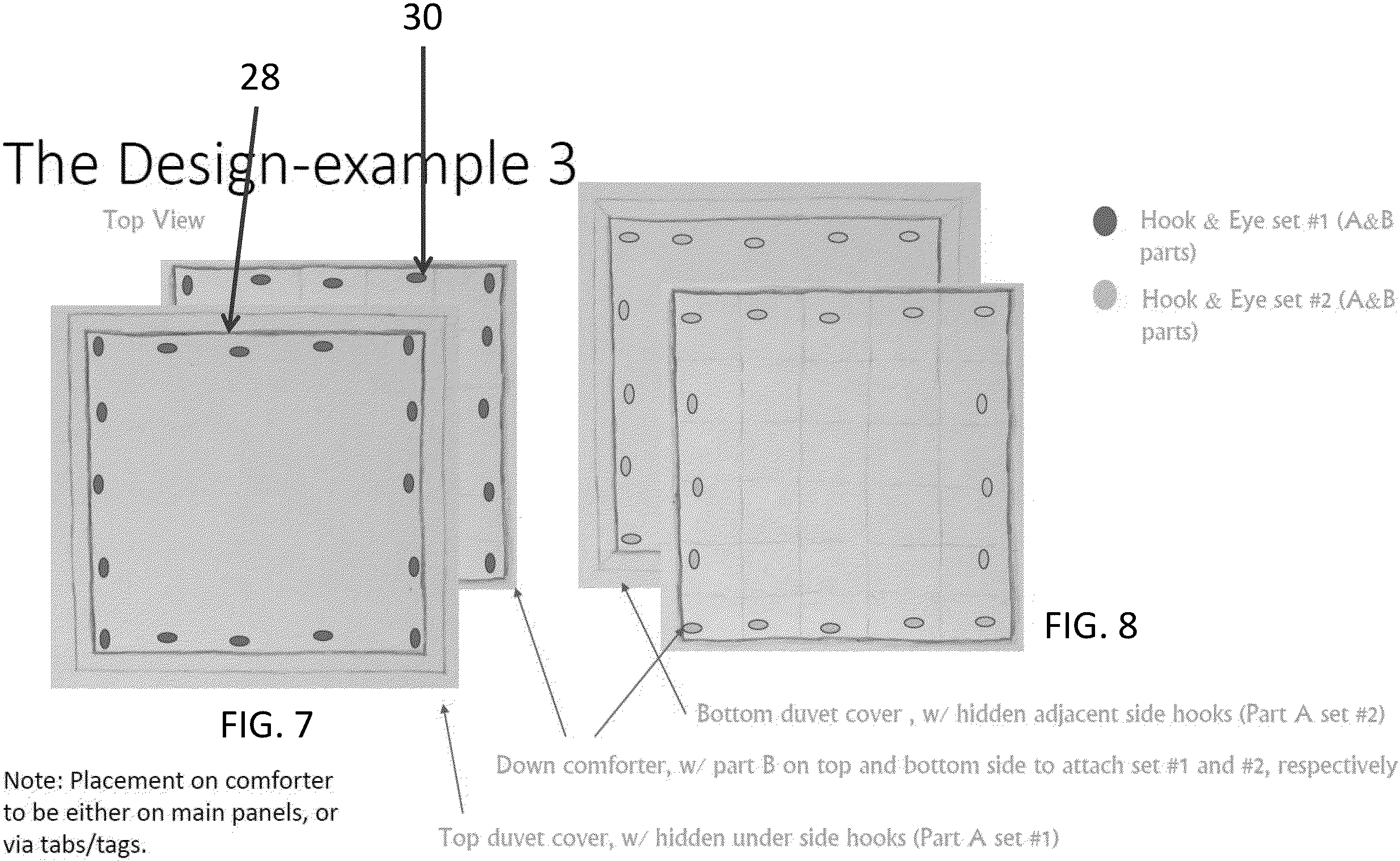 Patent US11771247 Figure 4 – Duvet and duvet cover