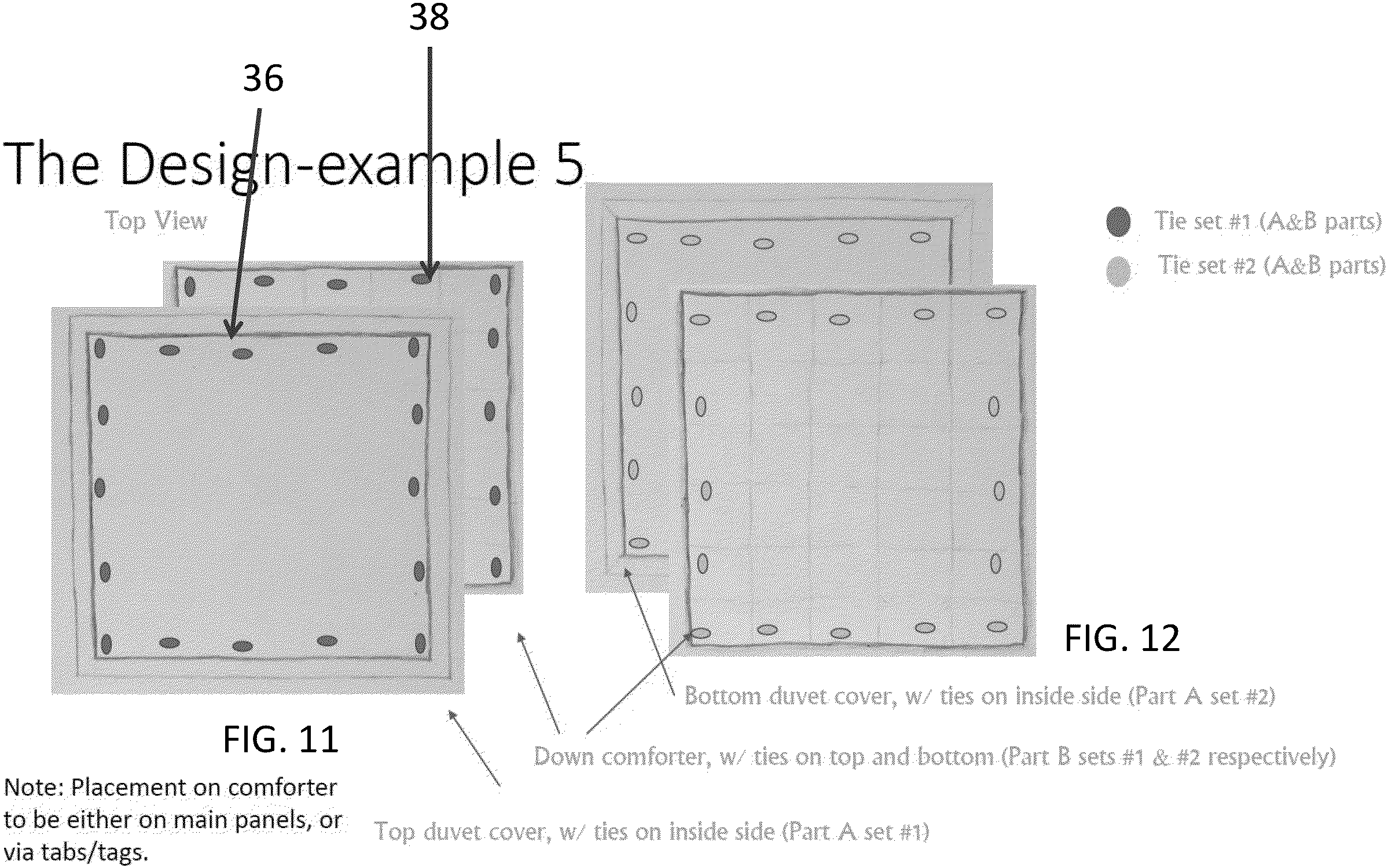 Patent US11771247 Figure 6 – Duvet and duvet cover