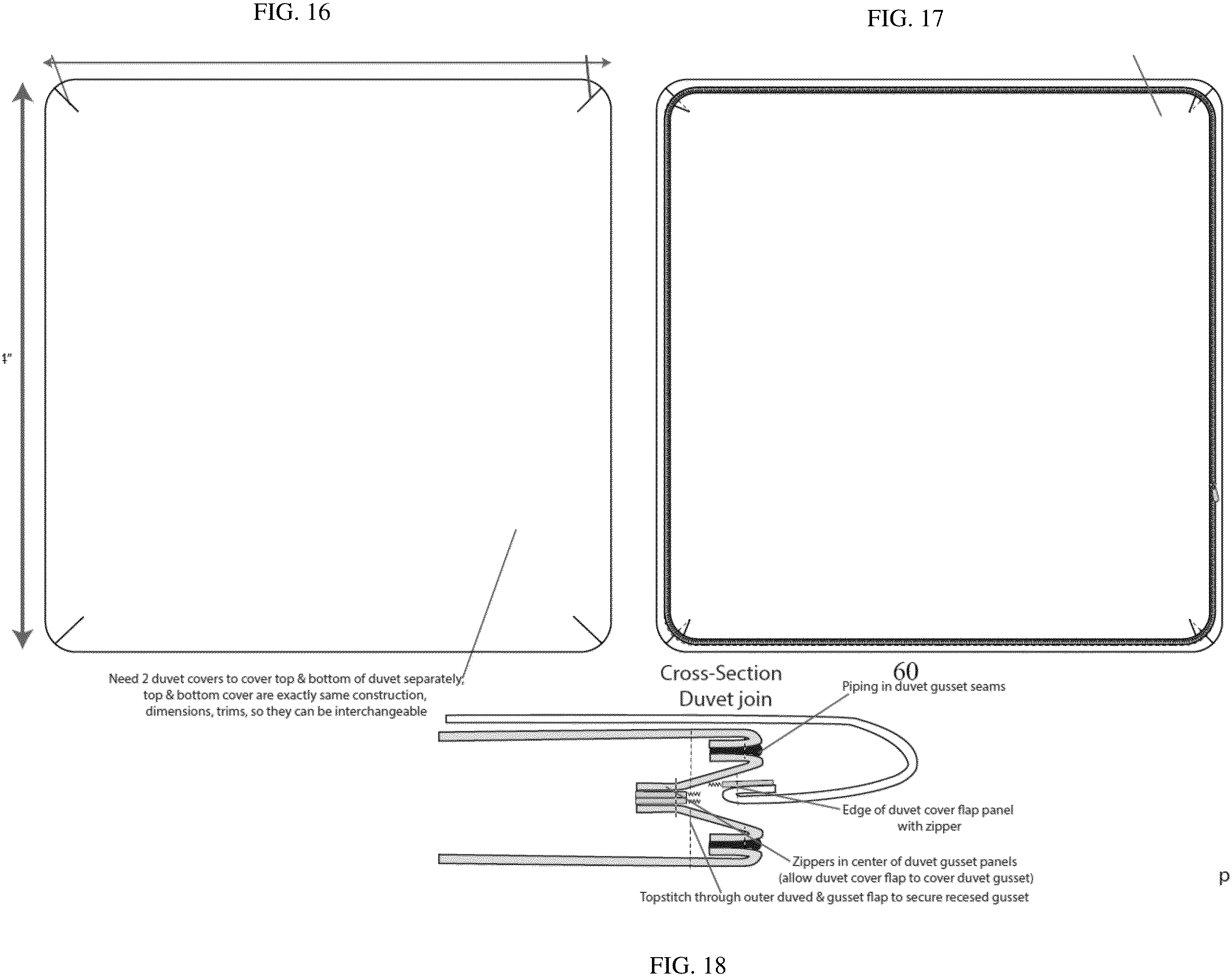 Patent US11771247 Figure 9 – Duvet and duvet cover