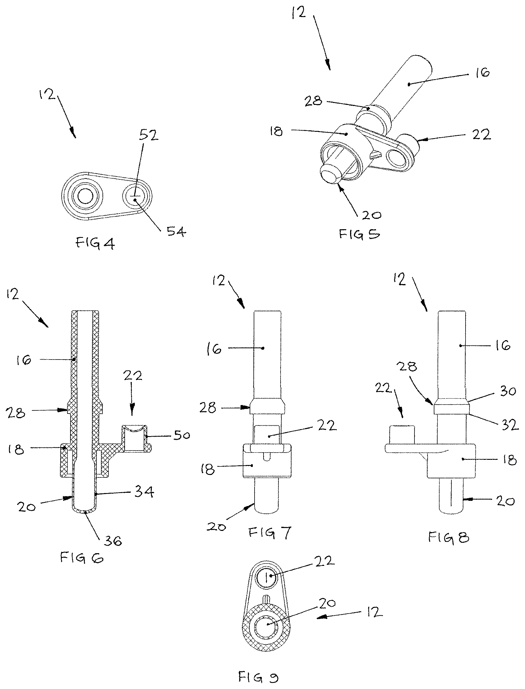 Patent US11771249 Figure 4 – Flexible straw with control means for use with a drinking vessel