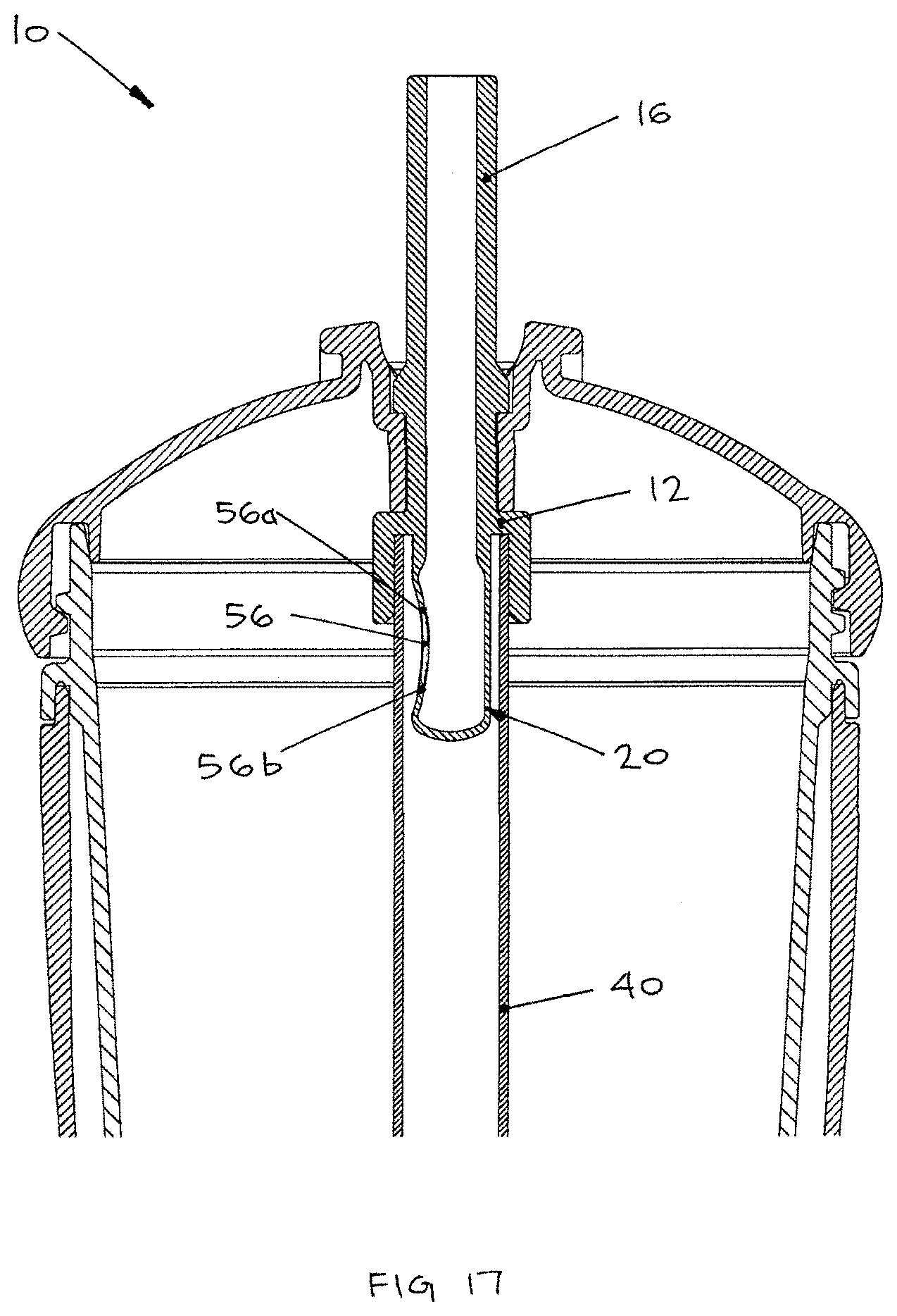 Patent US11771249 Figure 10 – Flexible straw with control means for use with a drinking vessel