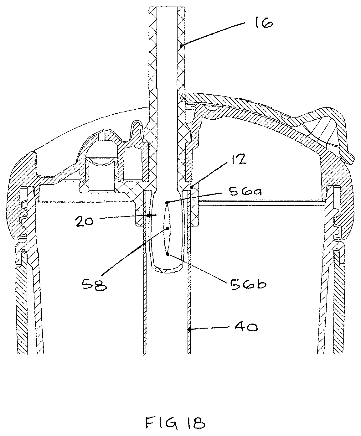 Patent US11771249 Figure 11 – Flexible straw with control means for use with a drinking vessel