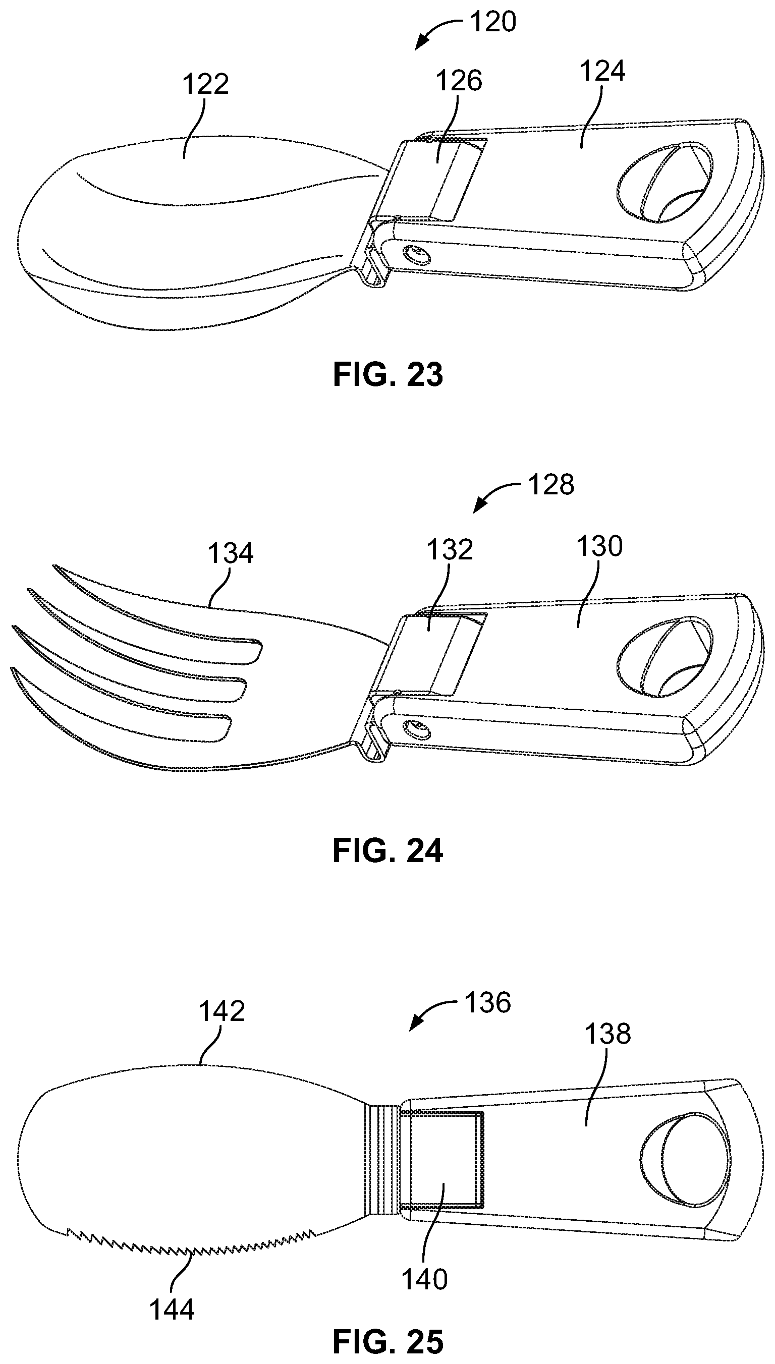 Patent US11771251 Figure 10 – Mountable and foldable utensil with structure for hindering and limiting movement of utensil components