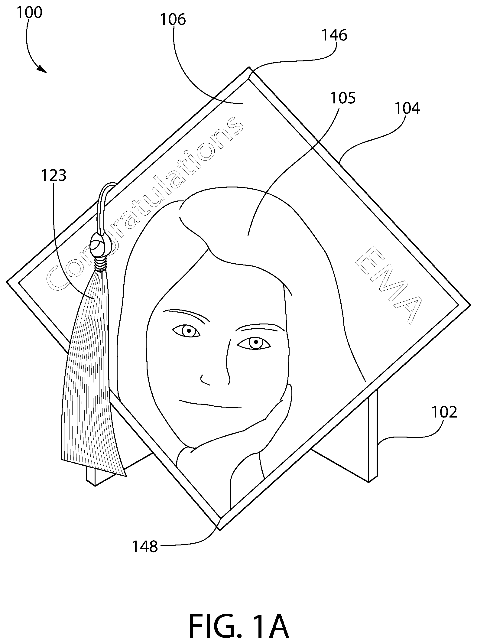 Patent US11771252 Figure 1 – Display mount