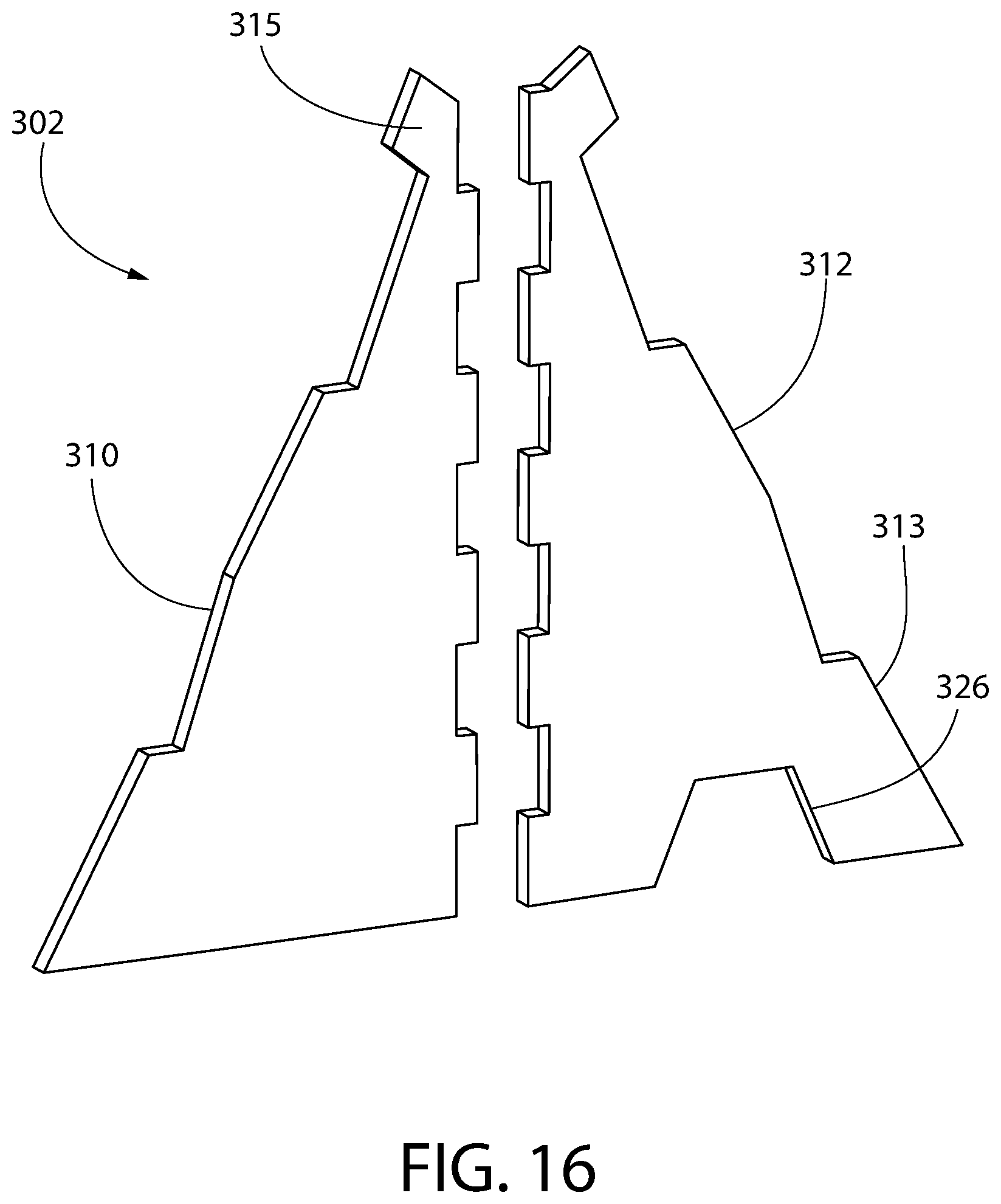 Patent US11771252 Figure 17 – Display mount