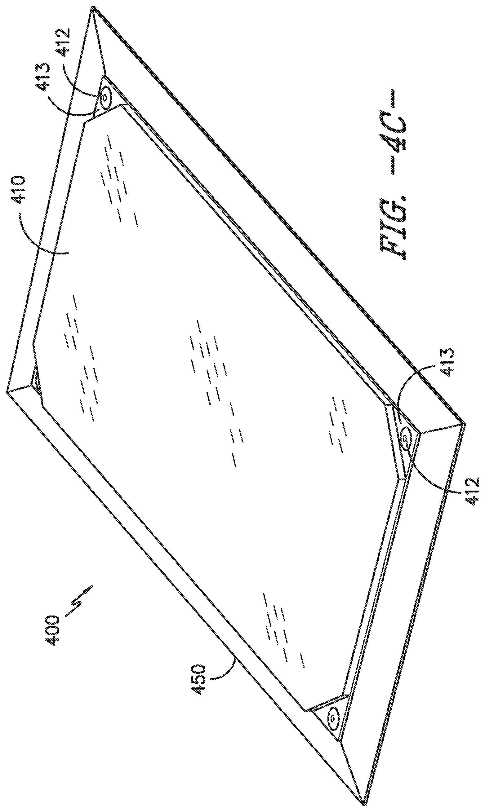 Patent US11771253 Figure 7 – Installation of multi-component floor mat