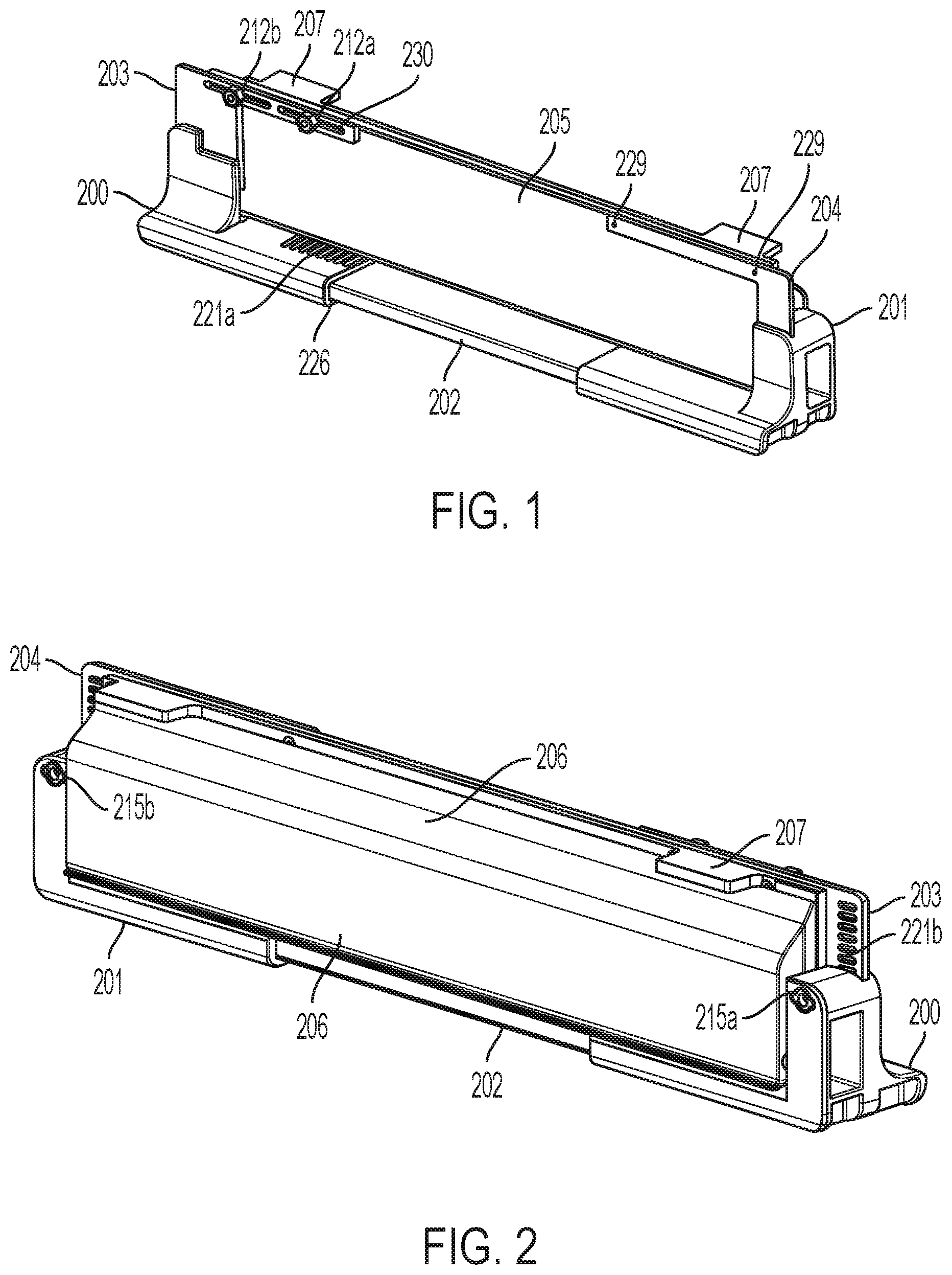 Patent US11771254 Figure 1 – Mail slot insert with foam attachment