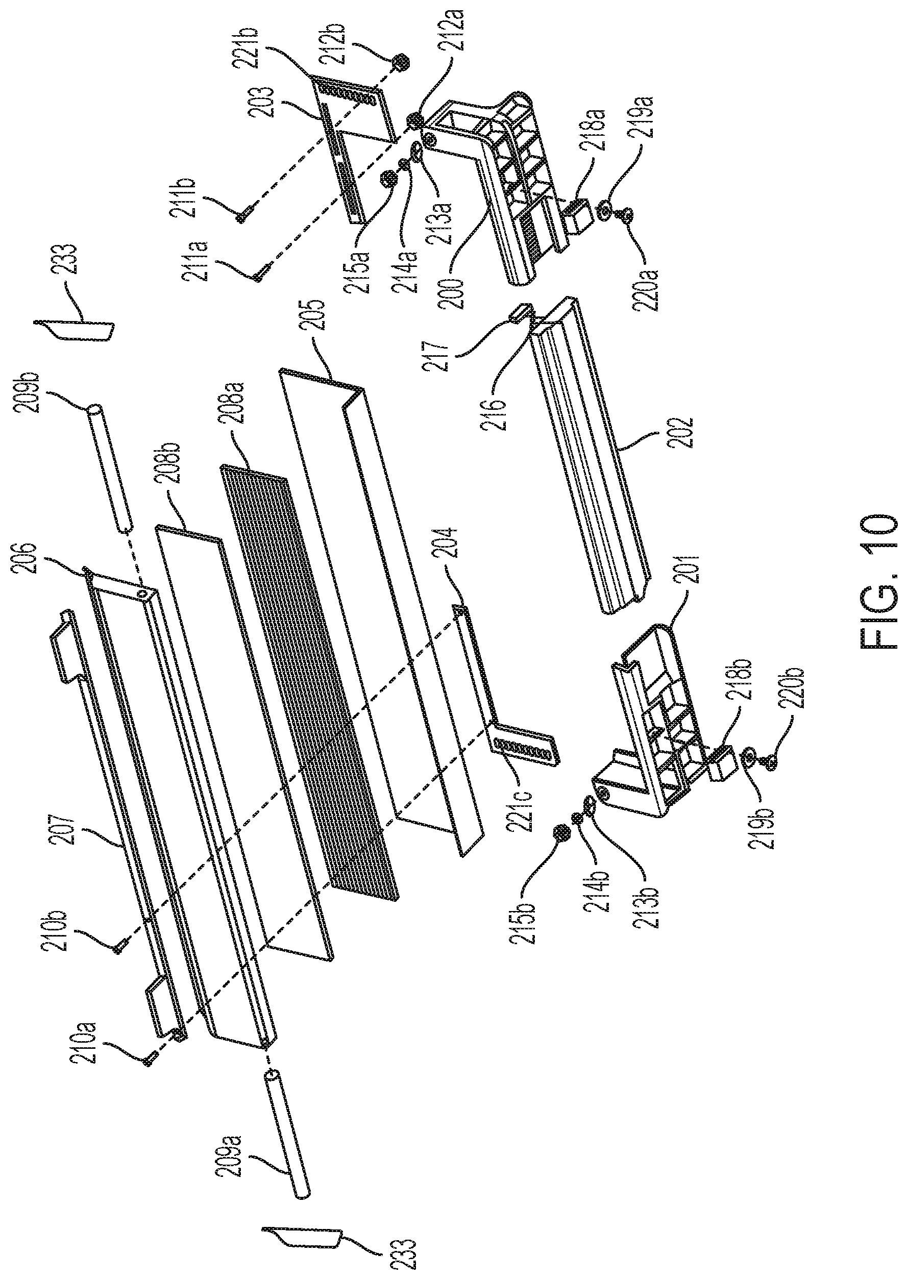 Patent US11771254 Figure 6 – Mail slot insert with foam attachment