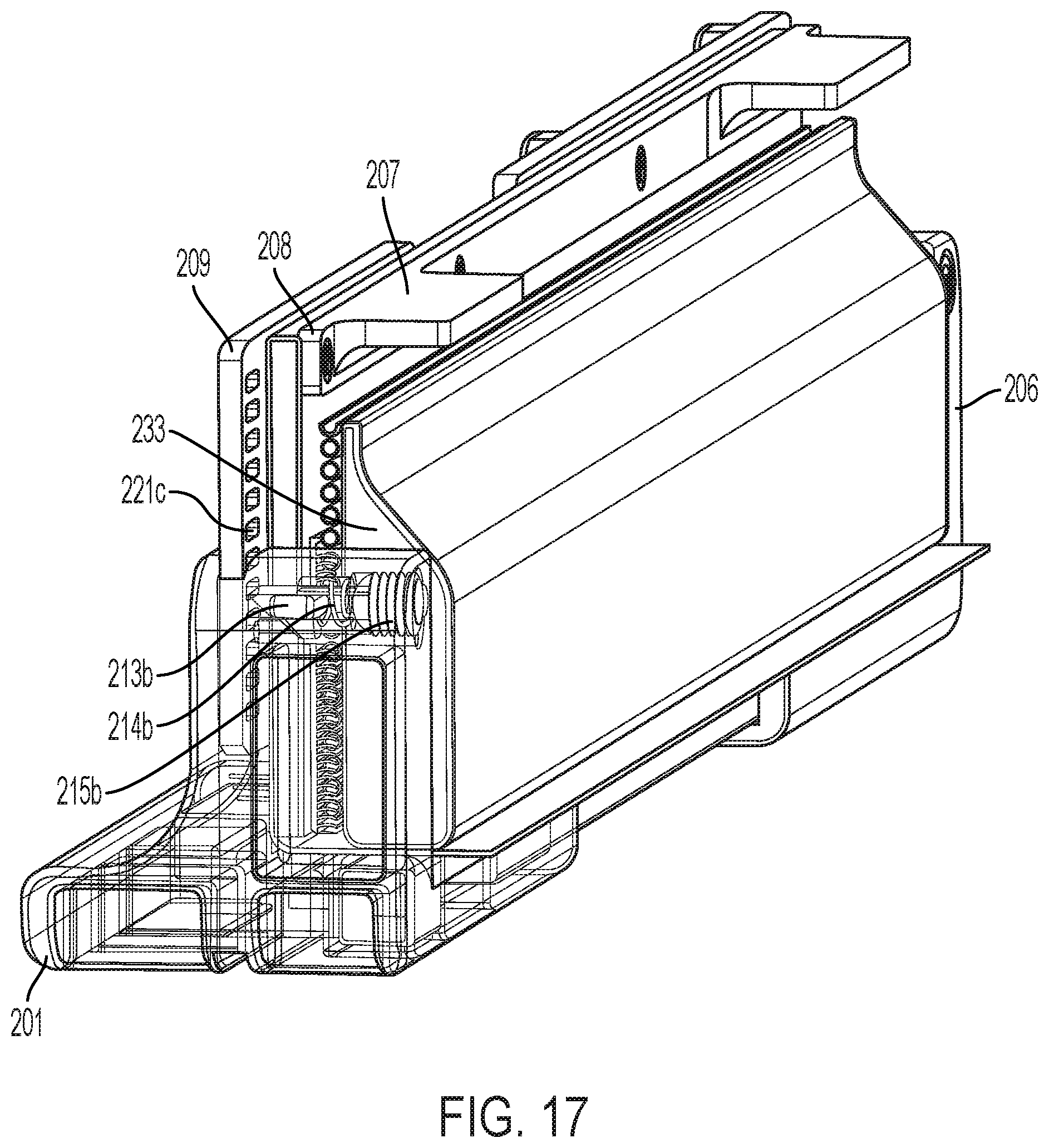 Patent US11771254 Figure 11 – Mail slot insert with foam attachment