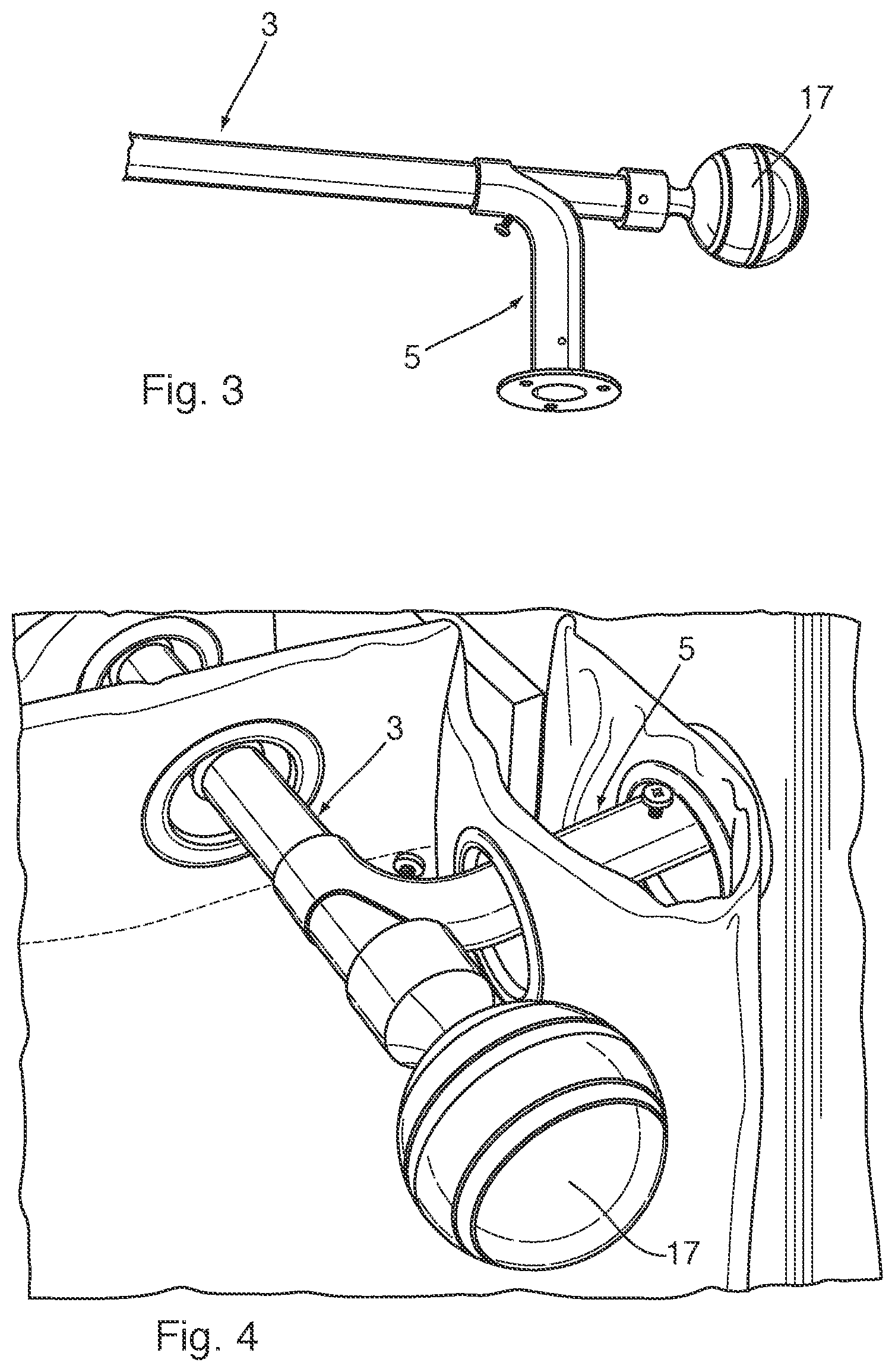 Patent US11771255 Figure 2 – Curtain rod assembly