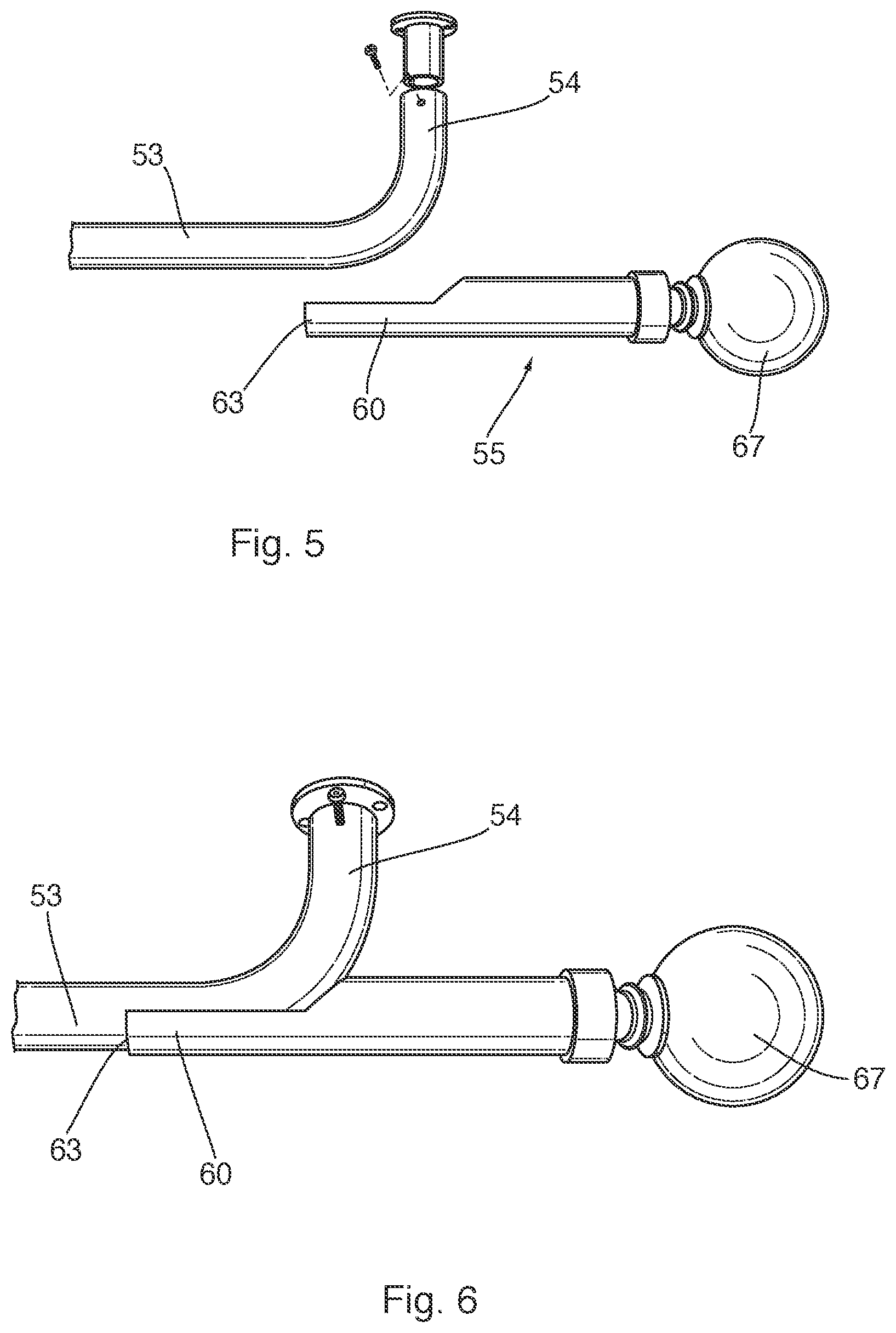 Patent US11771255 Figure 3 – Curtain rod assembly