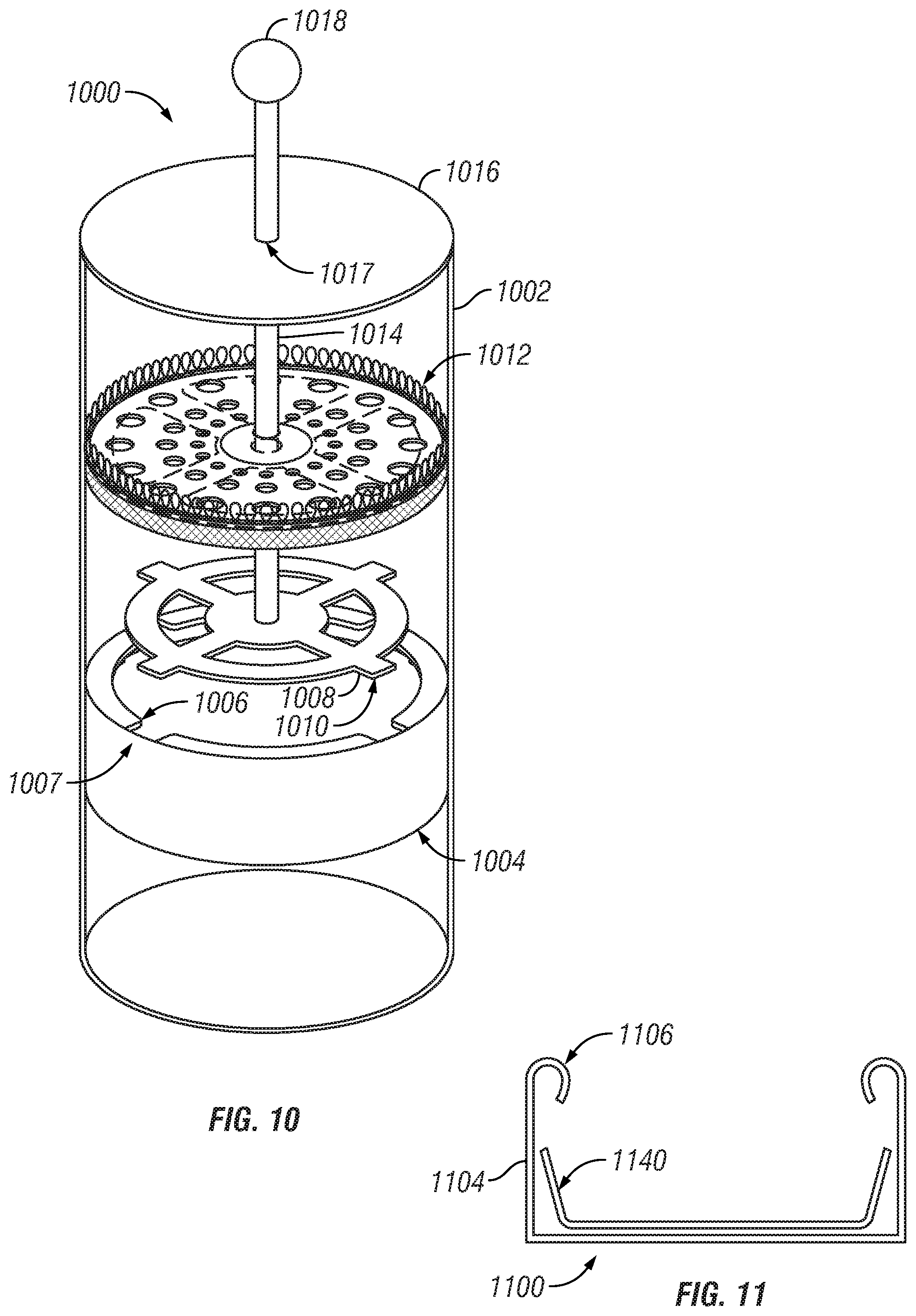 Patent US11771257 Figure 9 – French coffee press