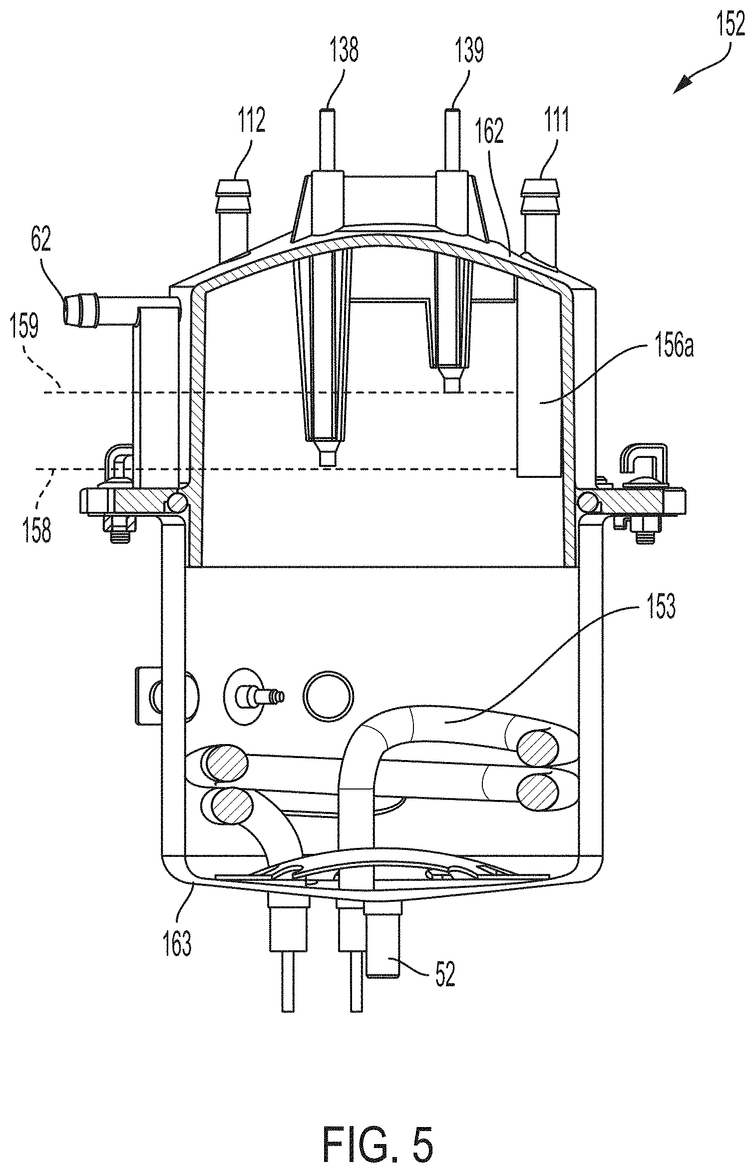 Patent US11771259 Figure 5 – Venting arrangement for beverage forming apparatus