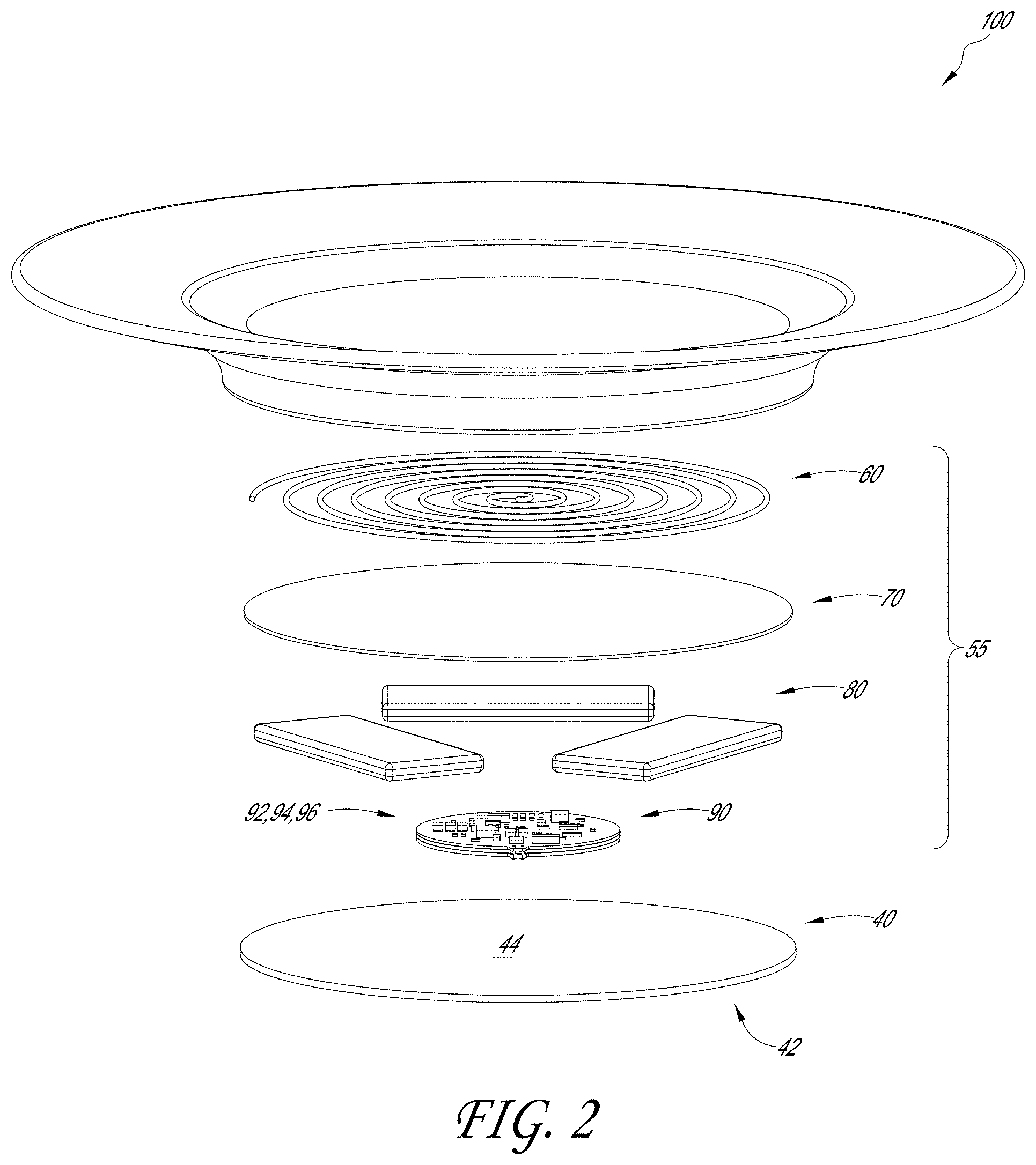 Patent US11771260 Figure 2 – Drinkware container with active temperature control