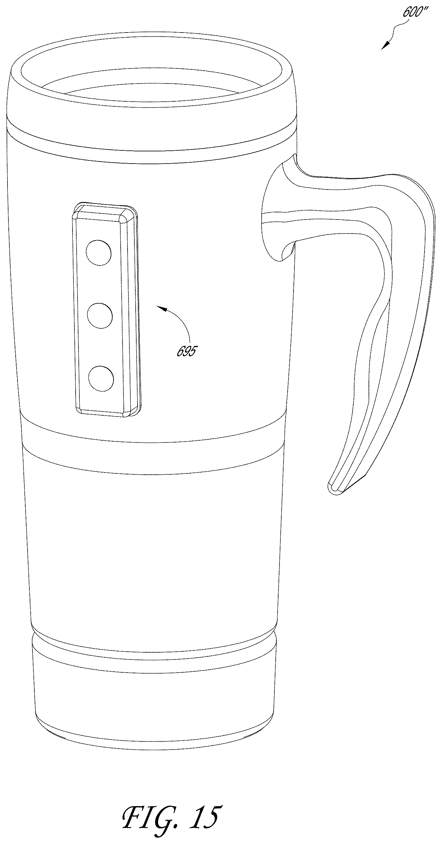 Patent US11771260 Figure 18 – Drinkware container with active temperature control