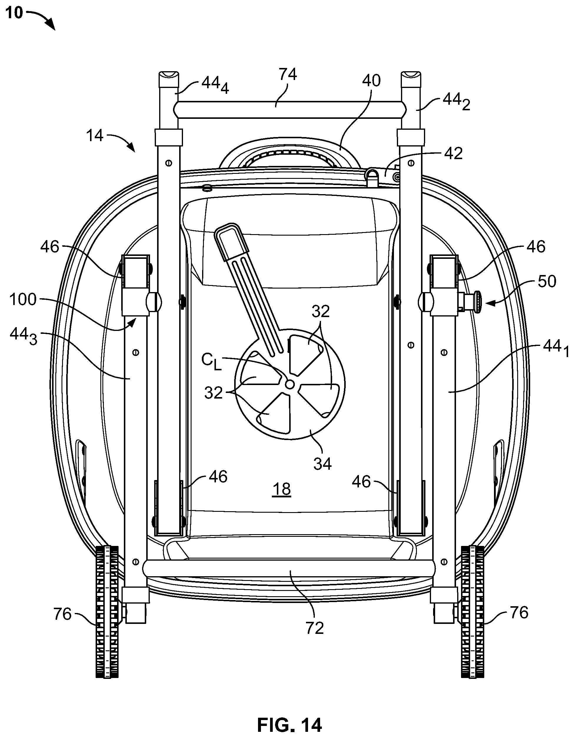 Patent US11771262 Figure 13 – Collapsible grill