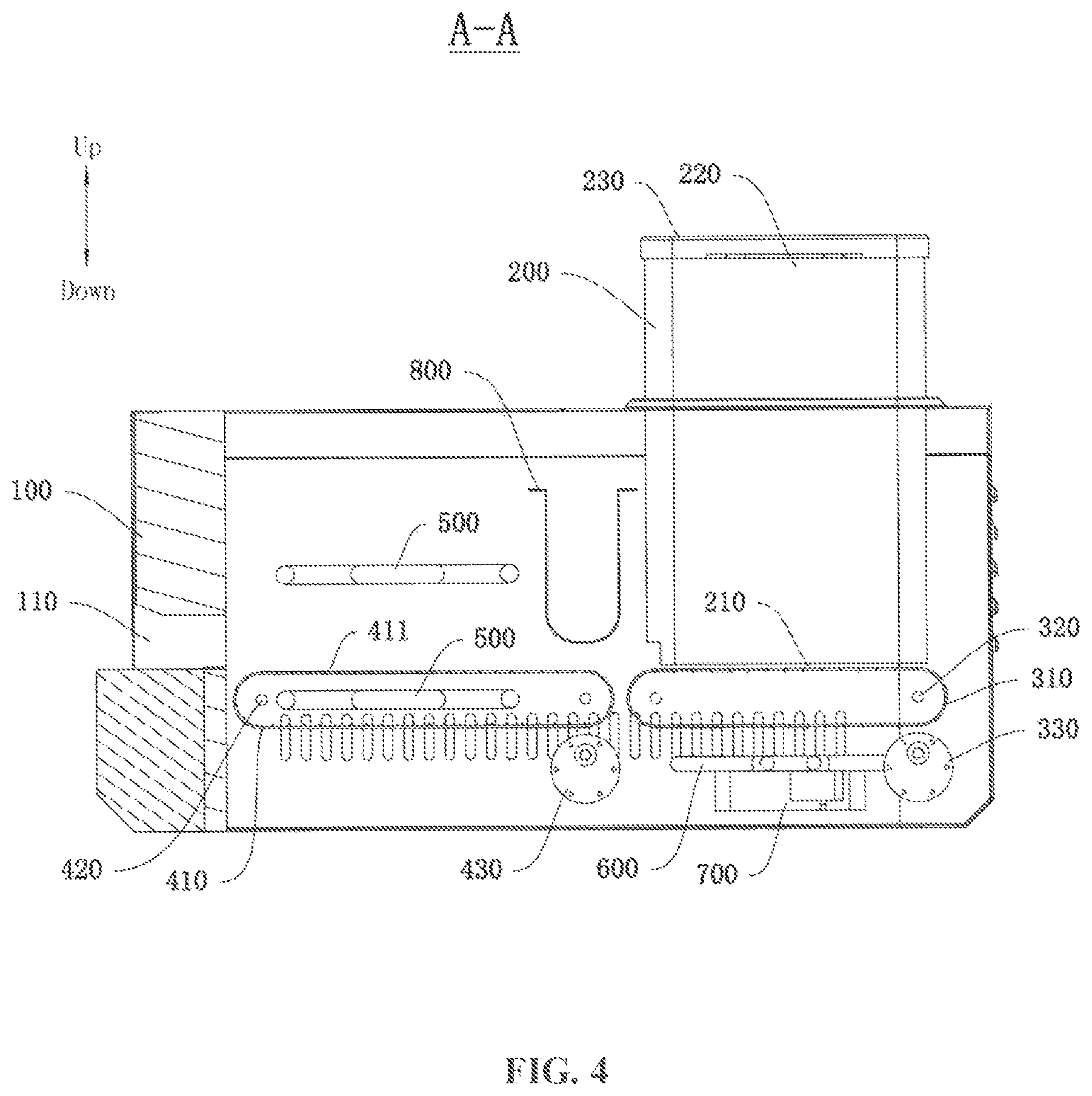 Patent US11771263 Figure 4 – Toaster