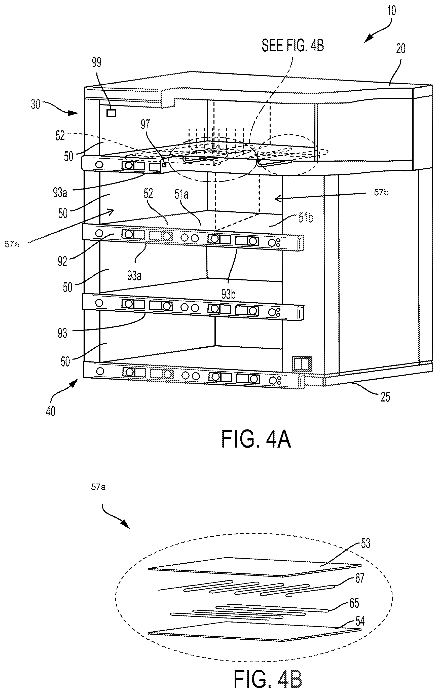 Patent US11771264 Figure 4 – Multi-zone food holding bin