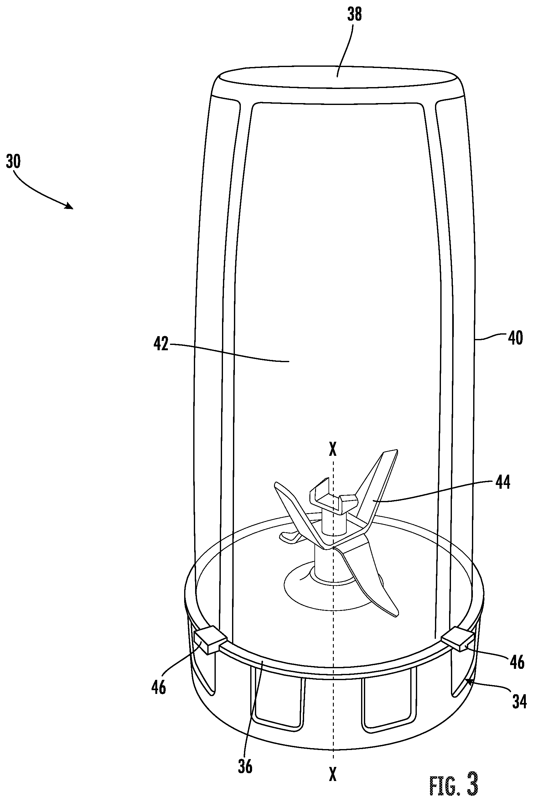 Patent US11771265 Figure 3 – Vacuum food processing system